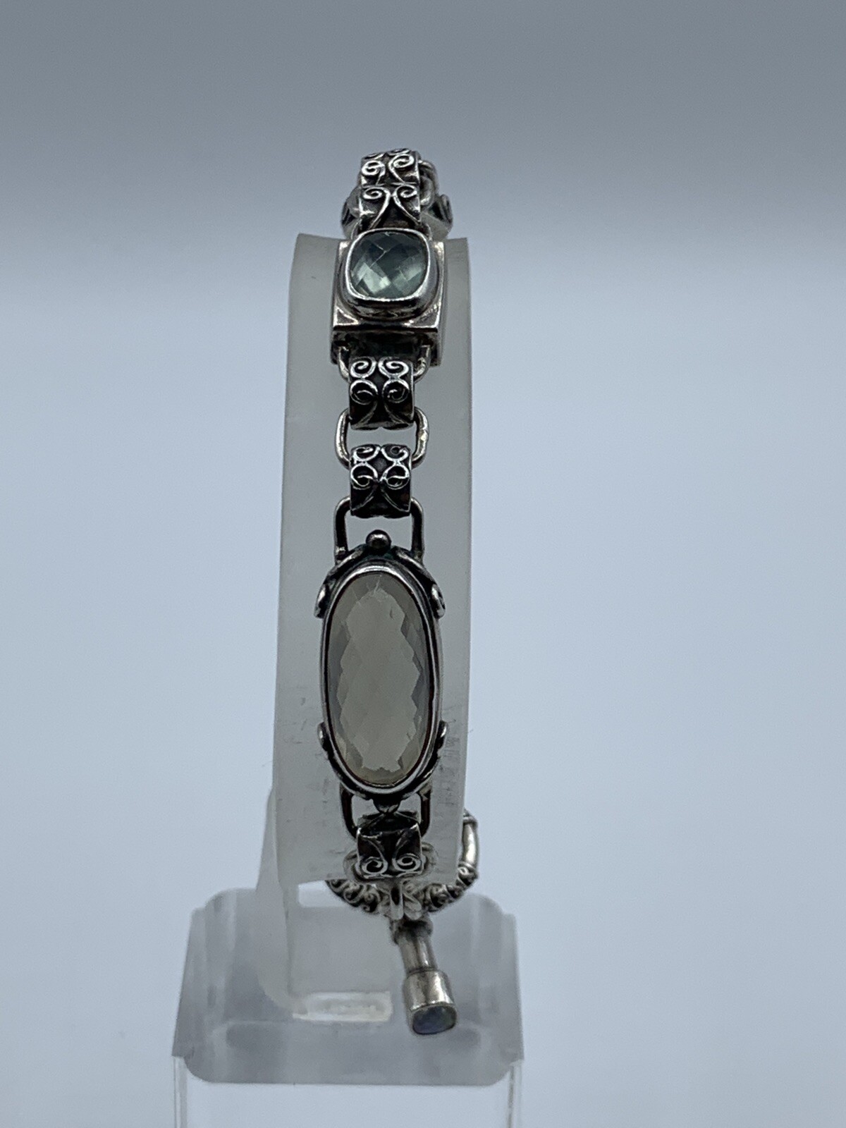 Fuzion Creations .925 Sterling Silver CZ Bracelet