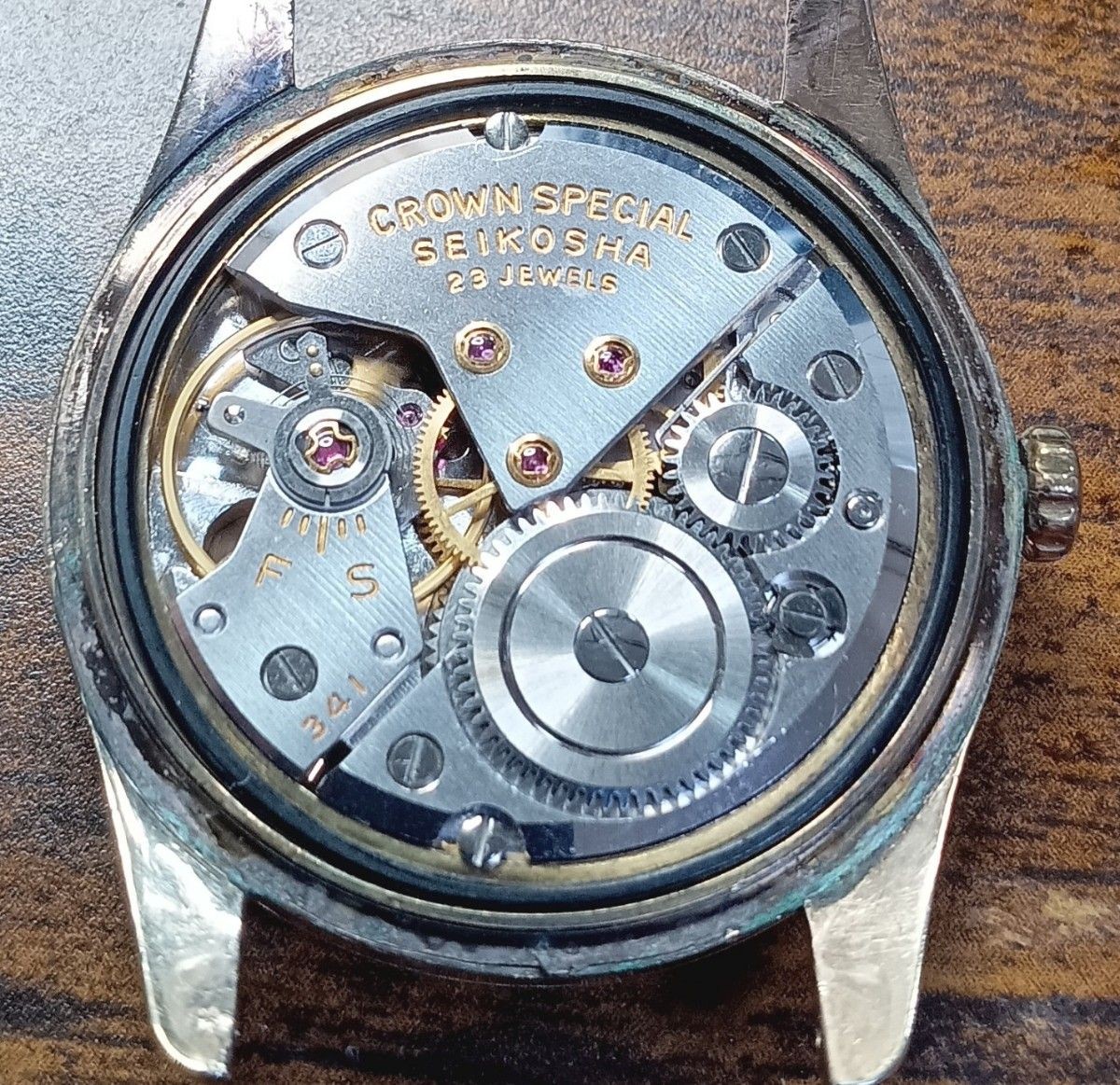 [B1P] Seiko Crown Special 23 Jewels SD Dial Hand Wound Vintage OH [g8t]
