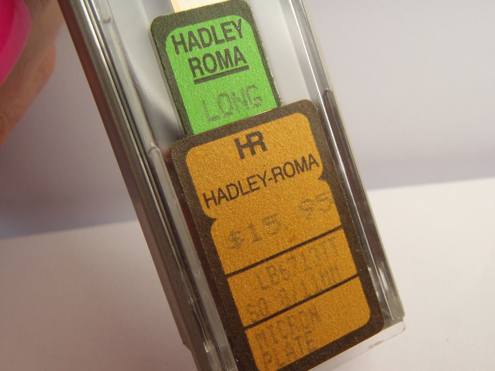 8mm – 11mm Hadley Roma Two-Tone Stainless-Steel Watch Band Straight Ends NOS