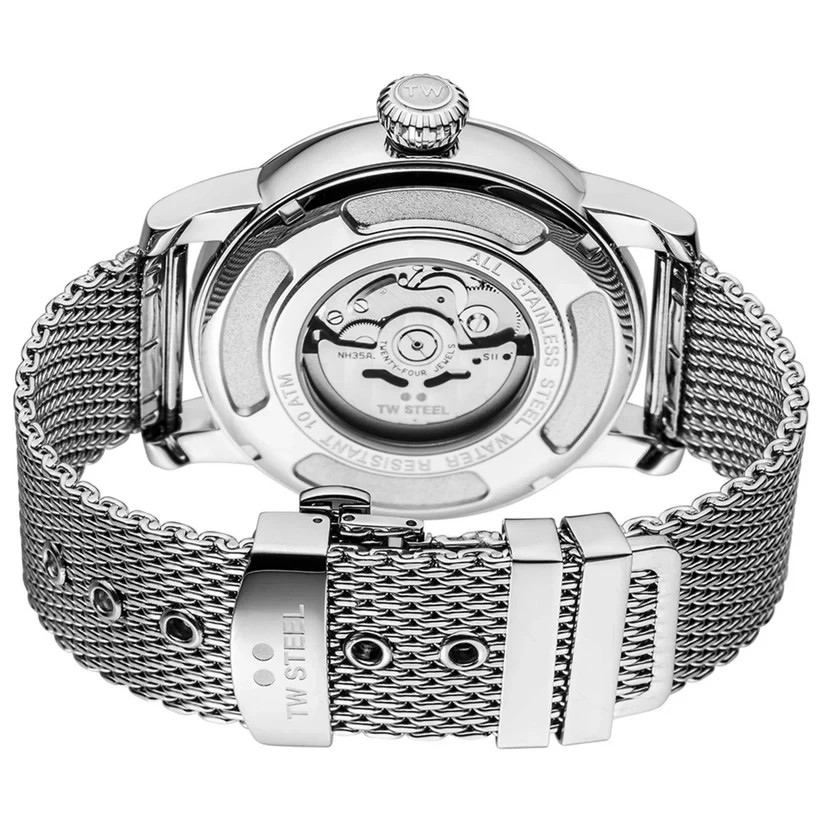 TW STEEL MB16 Maverick 45mm Automatic Men’s Watch 48mm Stainless Steel – NEW
