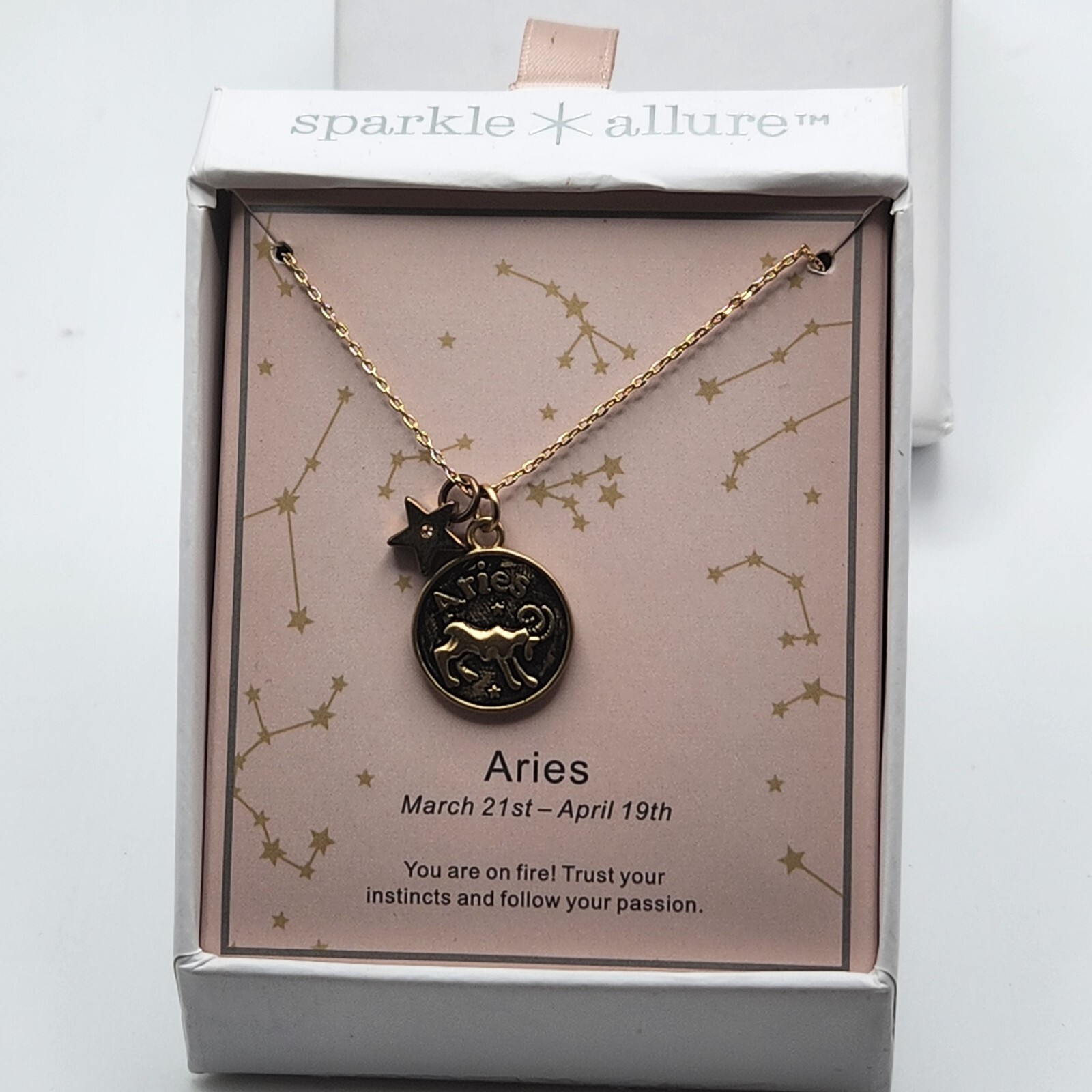 Sparkle Allure ARIES Pendant Zodiac Sign