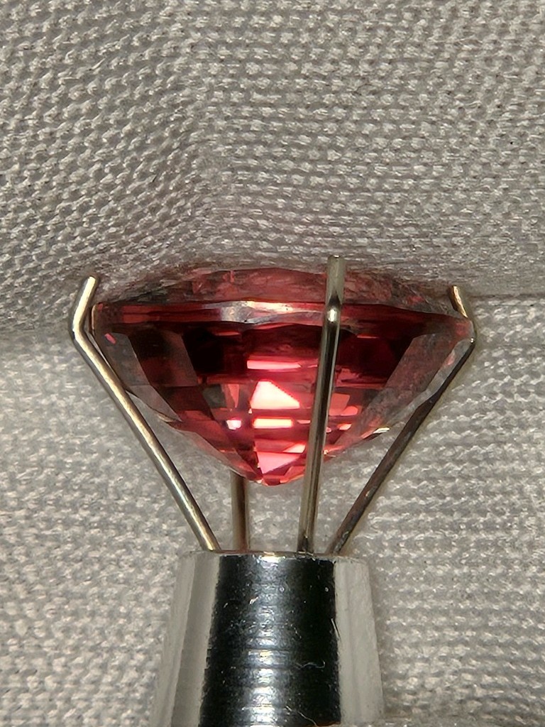 Natural Spessartite Garnet 4.10ct Oval Deep Red-Orange Untreated Loose Gem