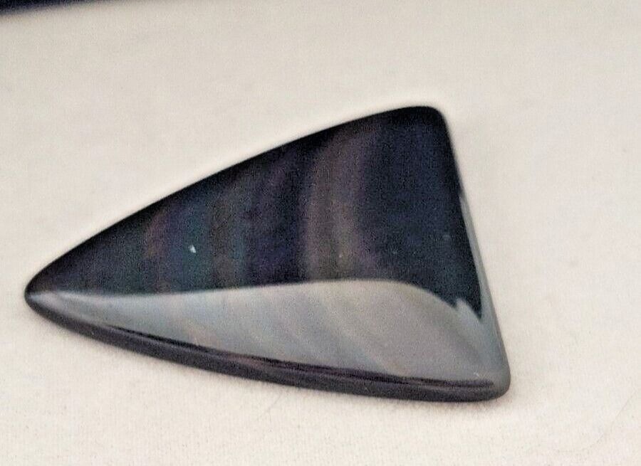 Gemstones Loose Obsidian Cabochon 8.9 gr Pendant Size 40 mm x 32 mm x 5 mm