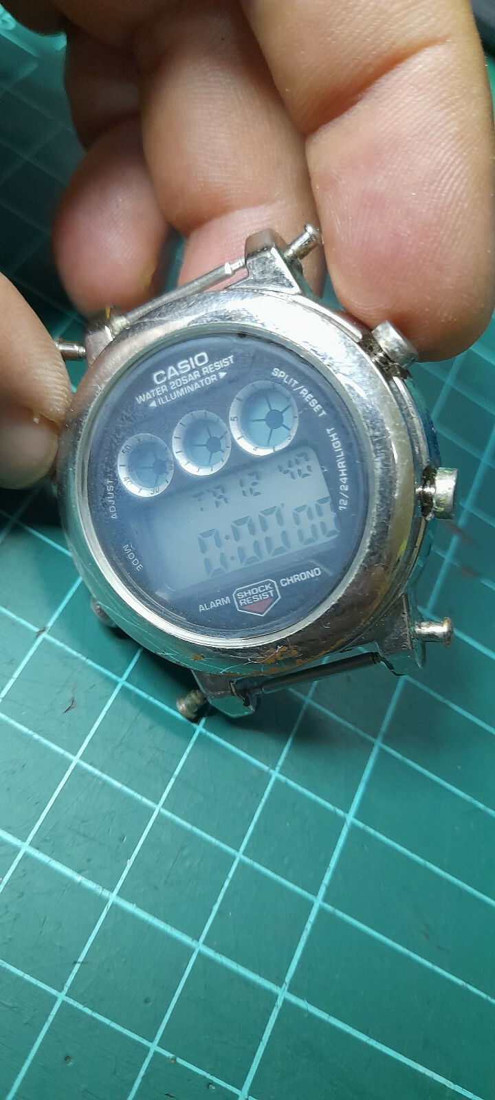Casio RARE Trigraph G-2000 Module 2161 G-Shock Vintage Japan Screw-down Caseback