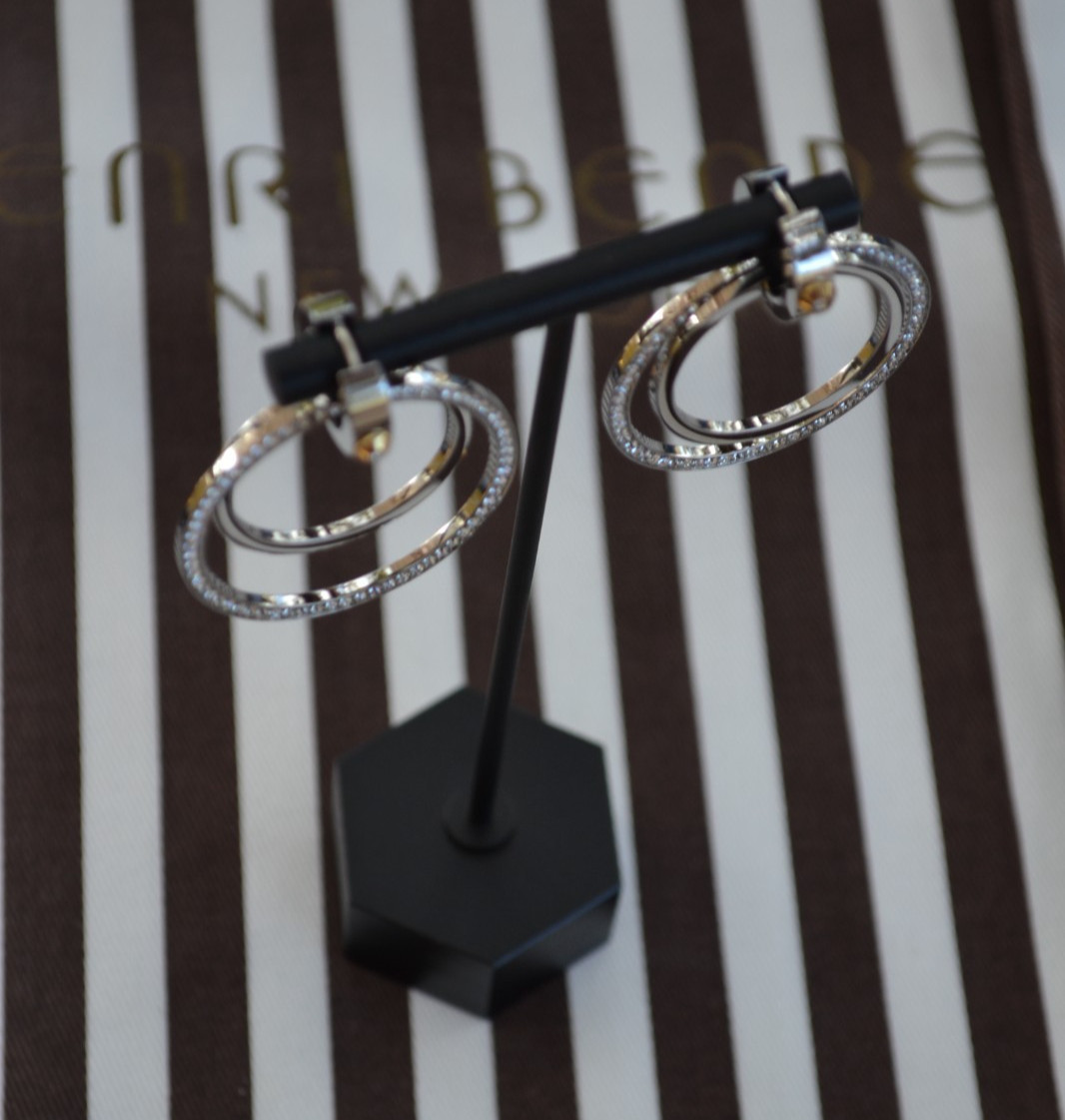 Henri Bendel Double Ring Hoop Earring