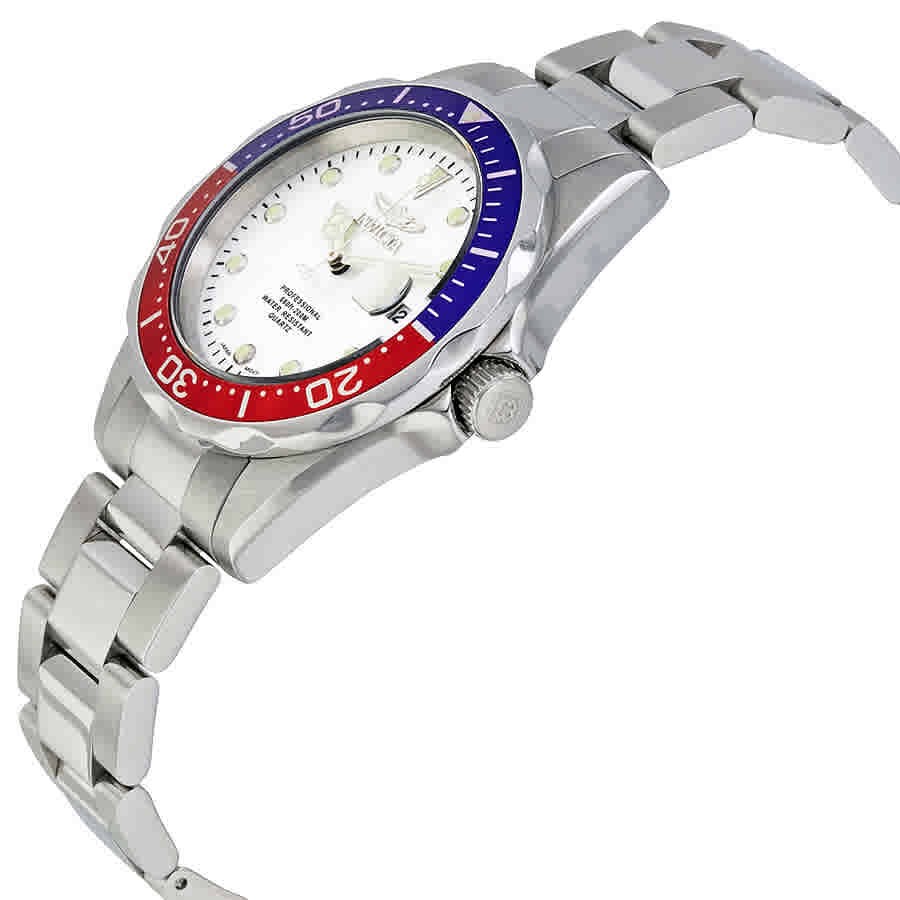 Invicta Pro Diver White Dial Pepsi Bezel Men’s Watch 17047