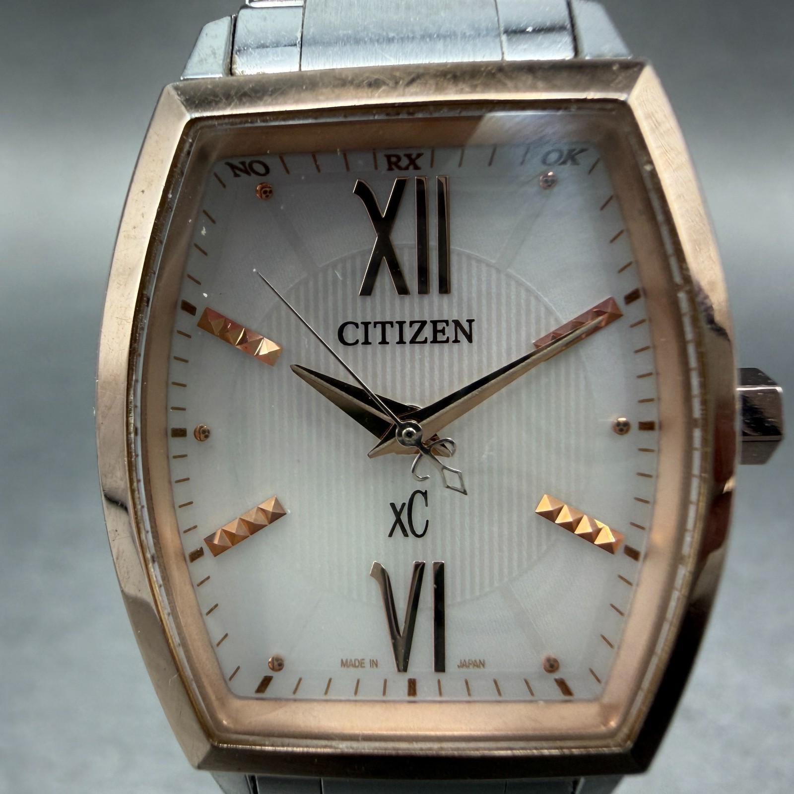 Citizen Eco-Drive XC Watch Women 25mm MOP Dial Two Tone H030-T016022 Runs