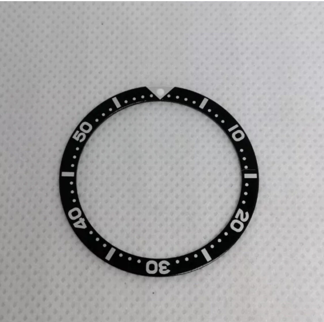 001 SEIKO BLACK BEZEL INSERT FOR MENS DIVER SKX 7S26 0020, 6309 7290, 7002 7000