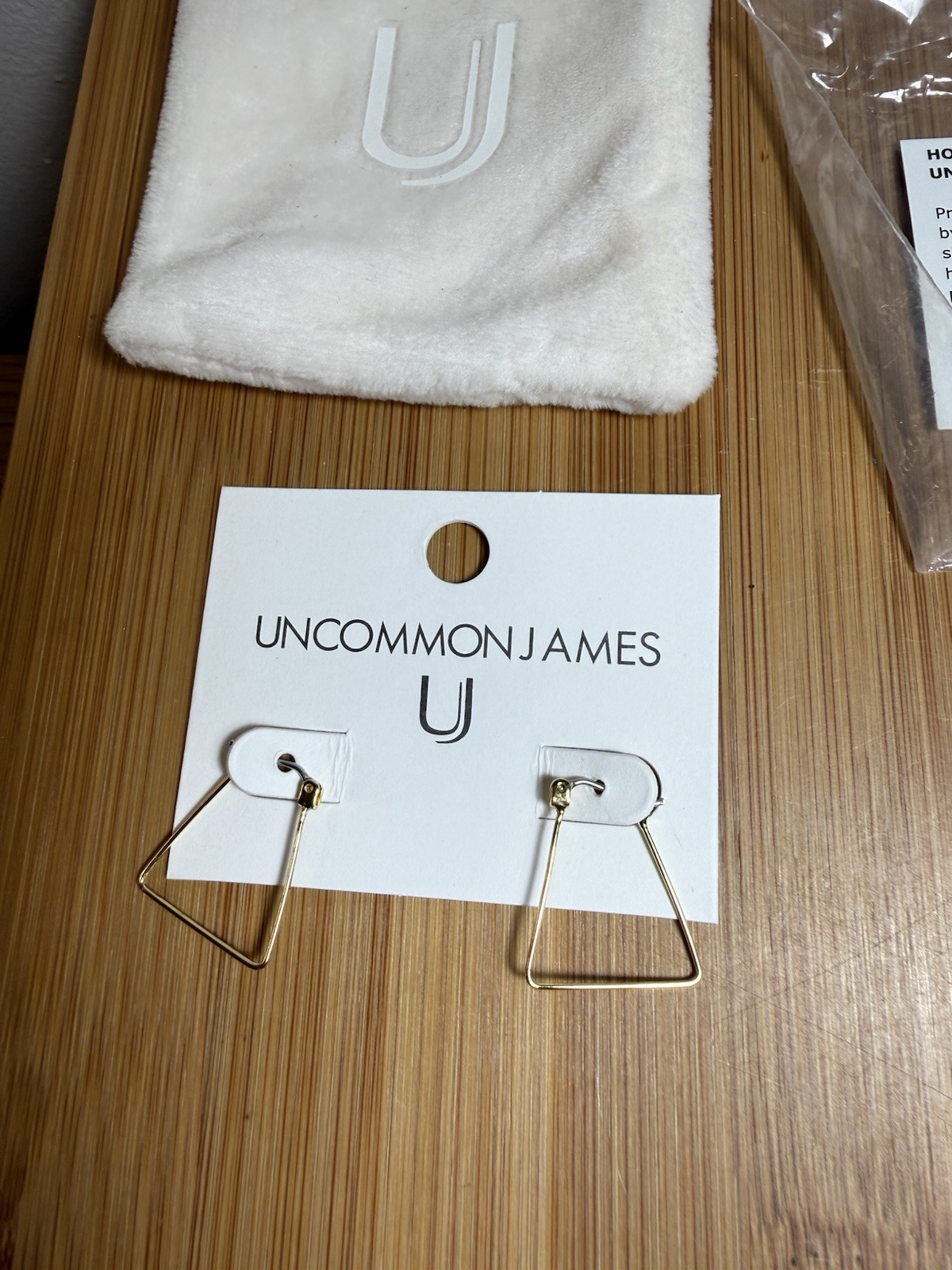 New Uncommon James Earrings Rectangle Hoops