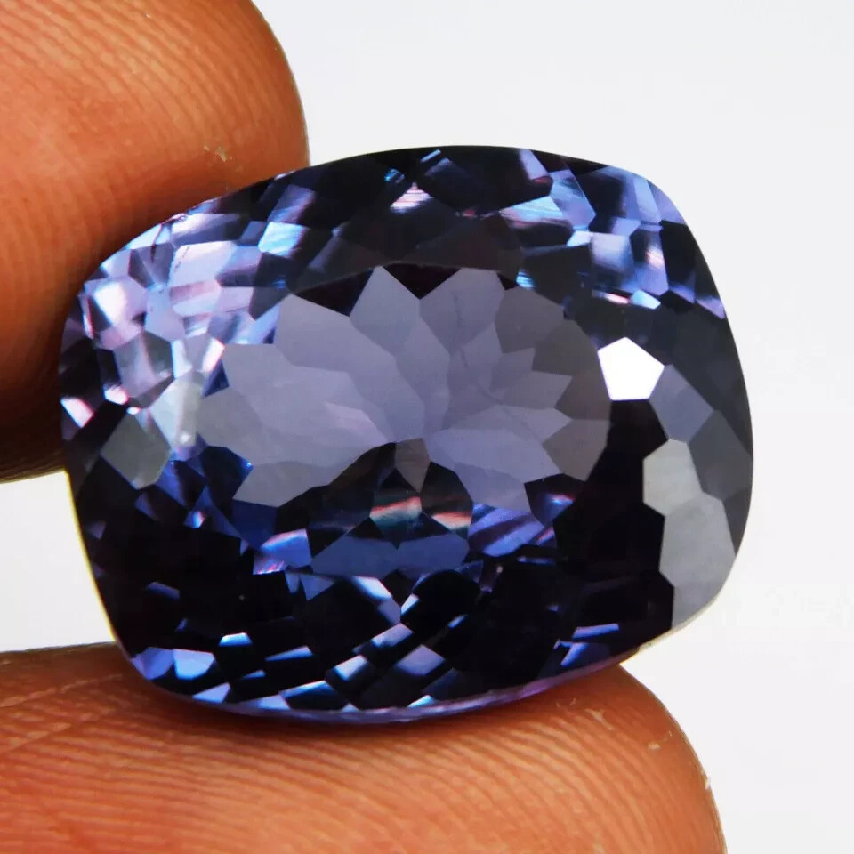 Sapphire 22.65 Ct Cushion Cut Natural Color Change EGL Certified Loose Gemstone