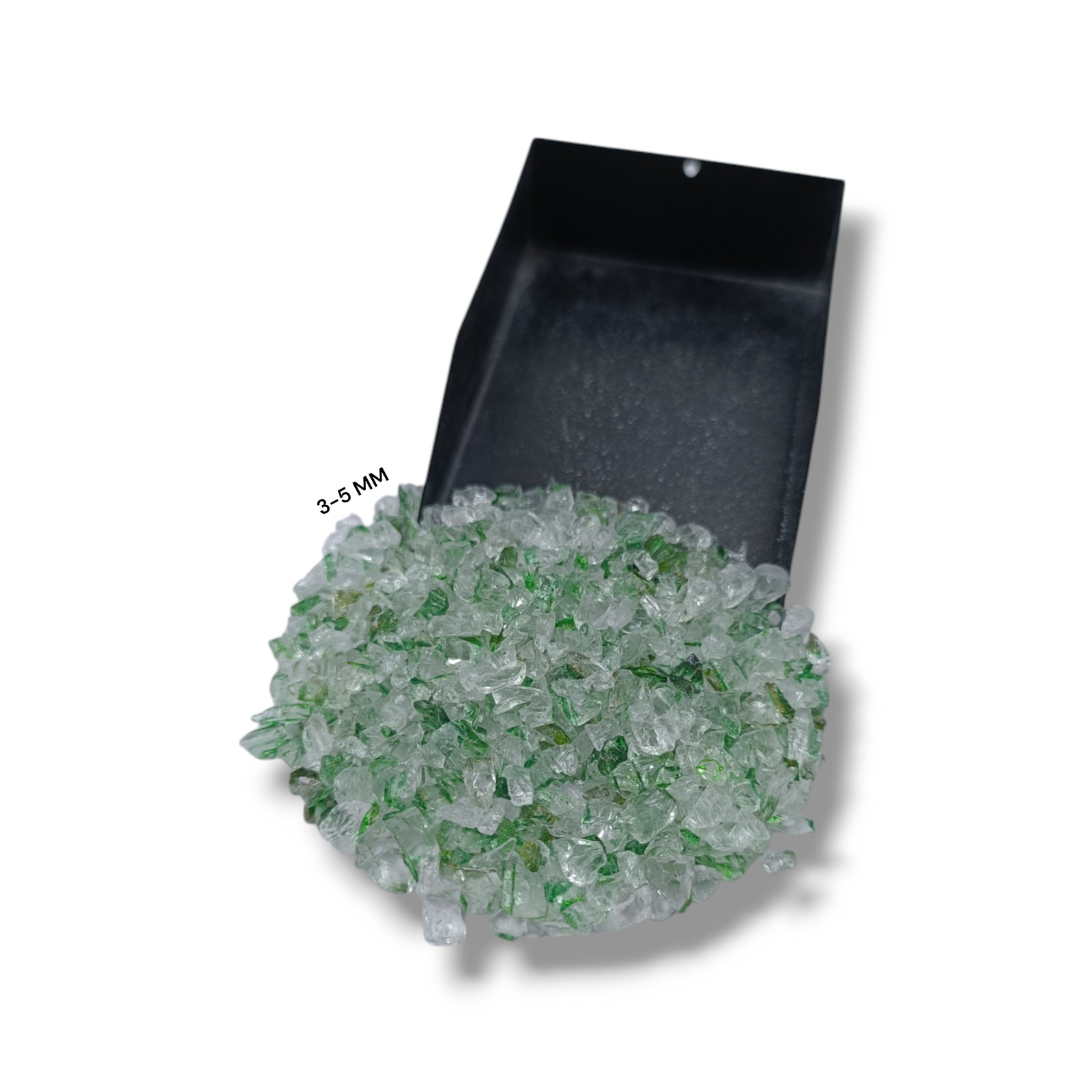 Crushed Ledger Green Rutile Coarse Gemstone Powder Hydro Quartz Crushed Inlay