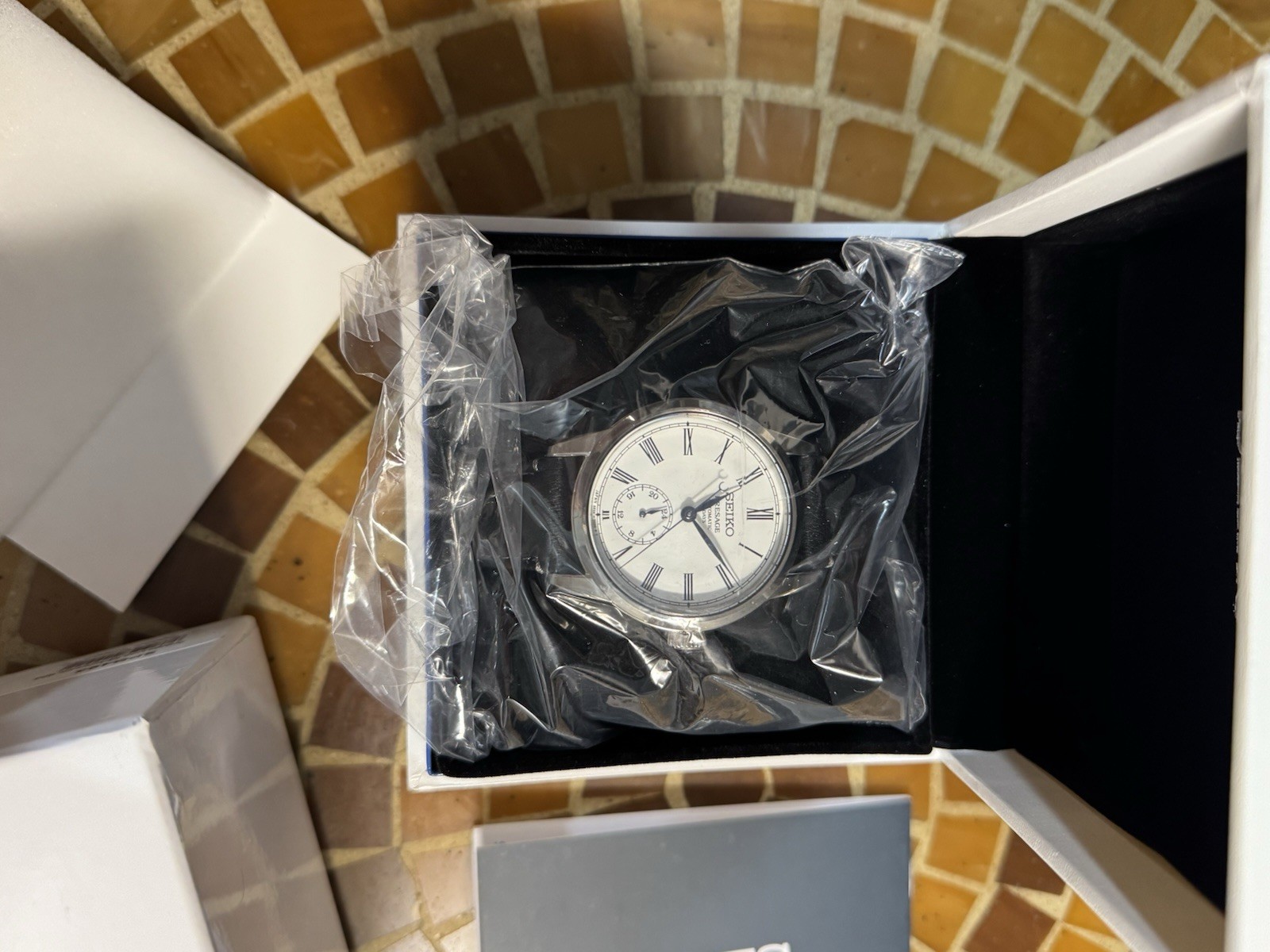 Seiko Presage Luxe SPB495J1 Hand-Enamel Dial Automatic Watch Brand New In Box