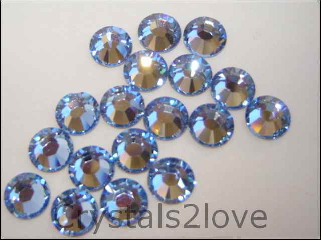 SS12 LIGHT SAPPHIRE Preciosa Maxima Rhinestones 144 pcs
