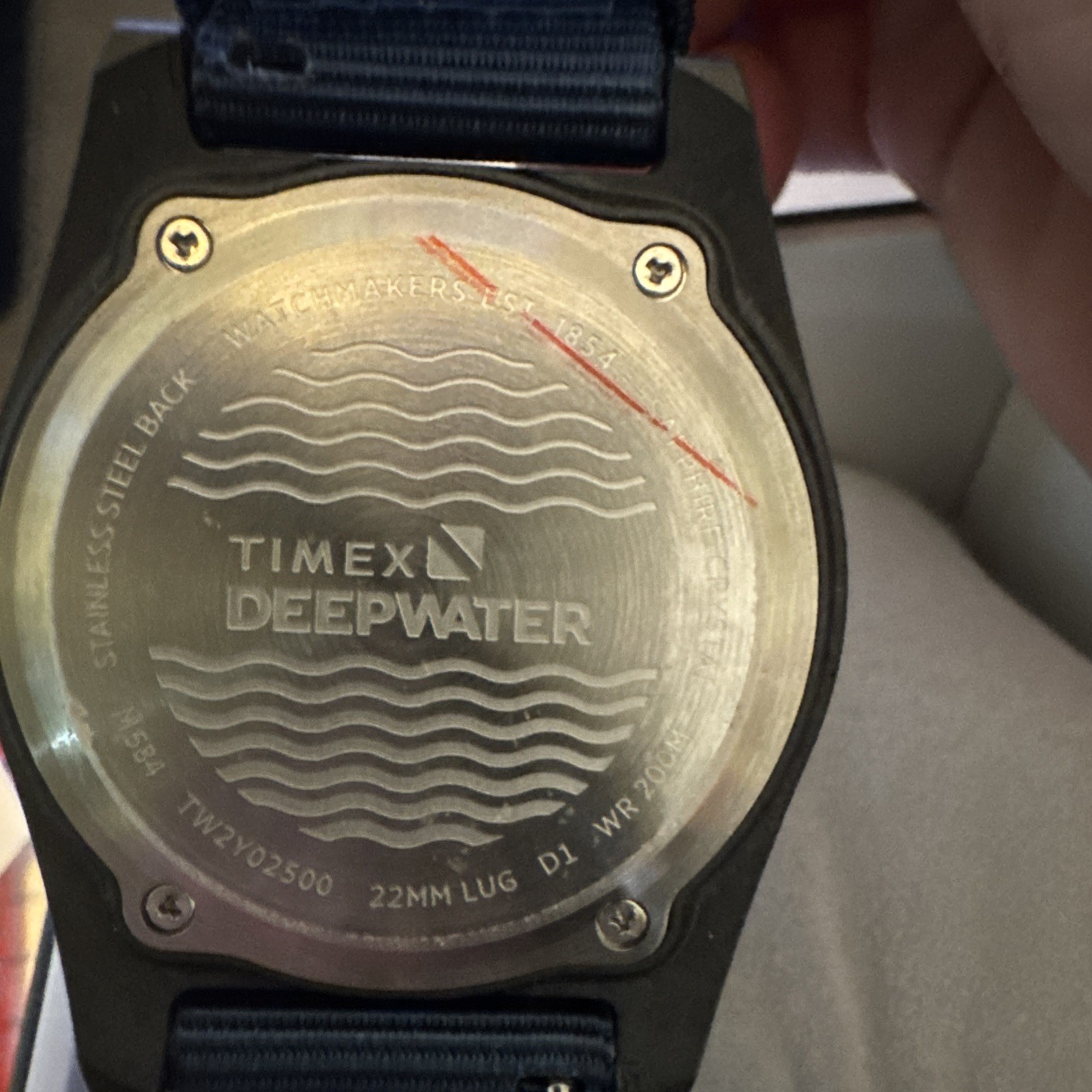 Timex Blue Mens Analogue Watch Deep Water Reef TW2Y02500