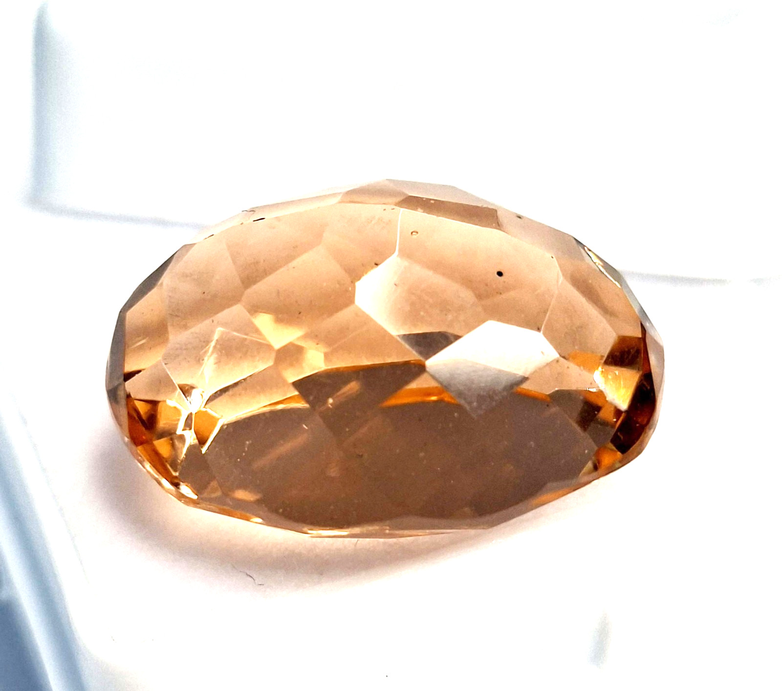 Light Brown Morganite Oval Cut 16-18 Ct Natural Certified Loose Gemstone RK879