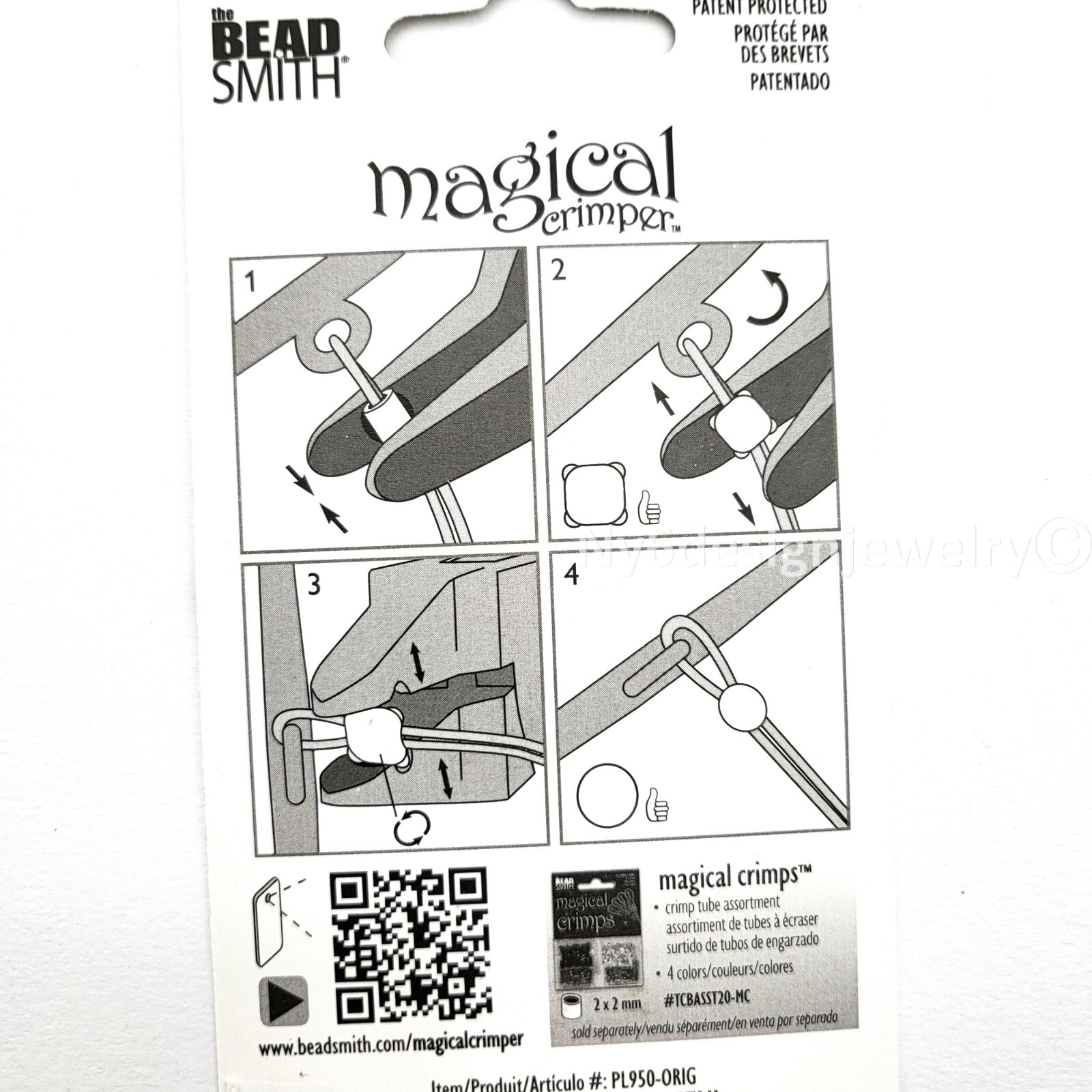 Beadsmith Universal Magical Crimper Tool – Patented 2mm Jewelry Crimping Tool