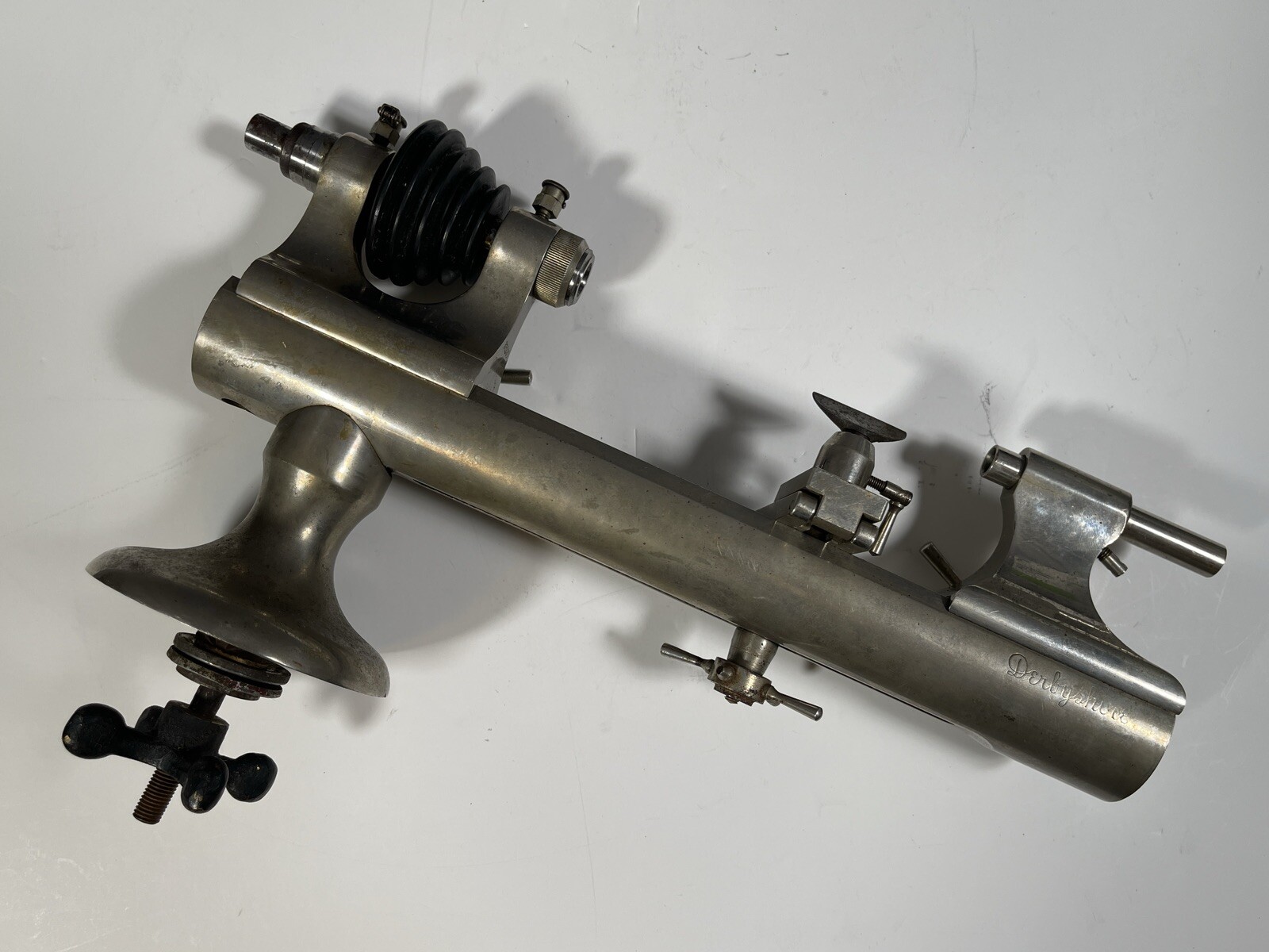 Derbyshire Watchmaker Lathe, Hard, 8mm with Hamilton Beach Motor (Read)