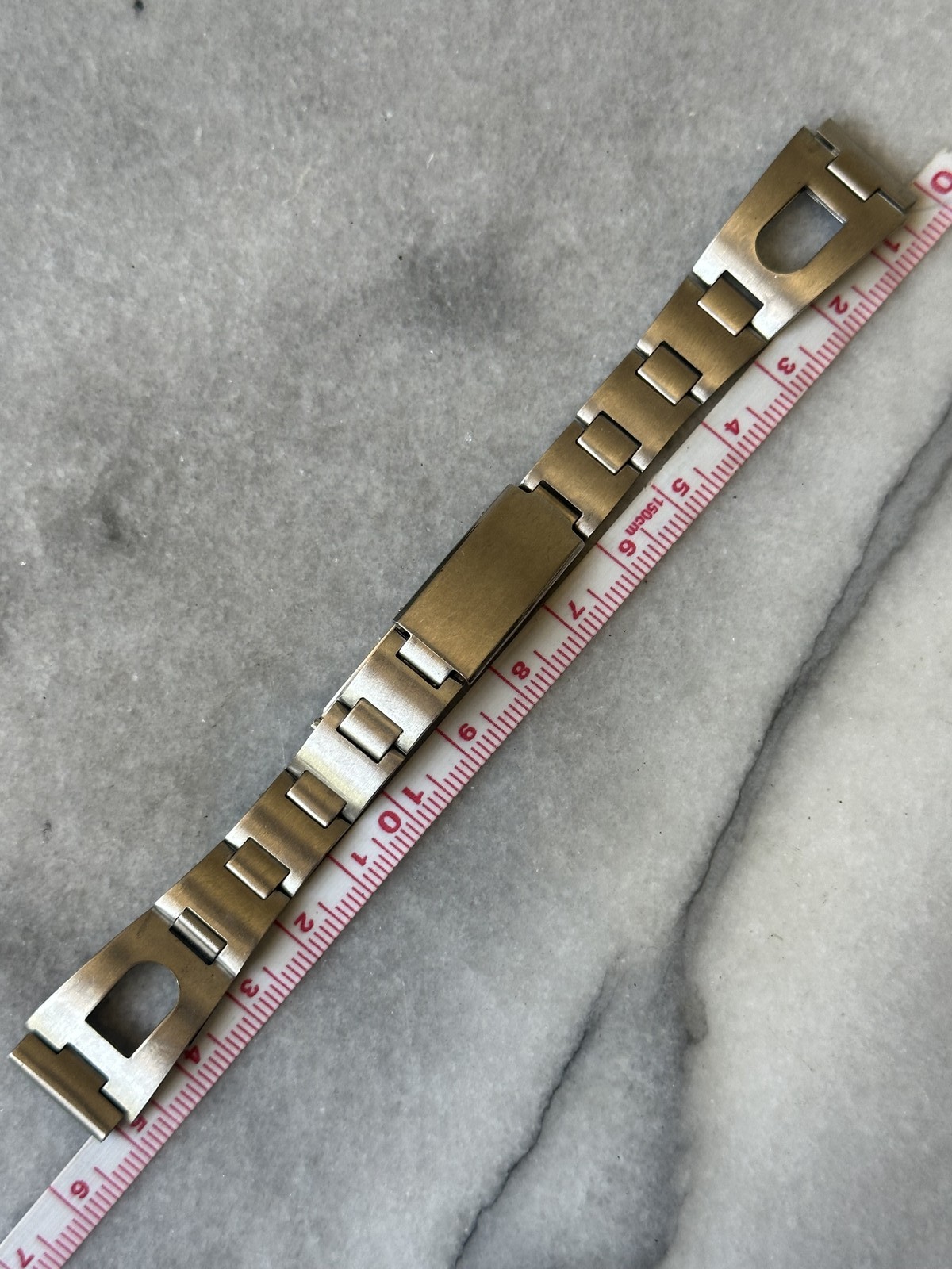 Bracelet de montre vintage en acier inoxydable style Oyster
