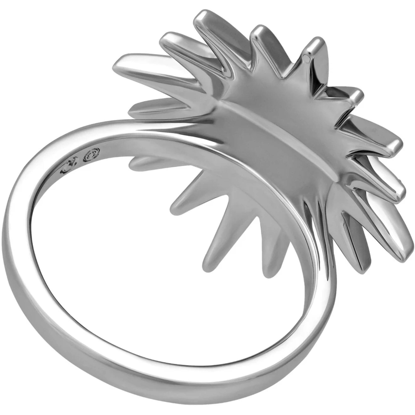Swarovski Women’s Ring Balthus Rhodium Plated with Crystals Star, Size 9 5095317