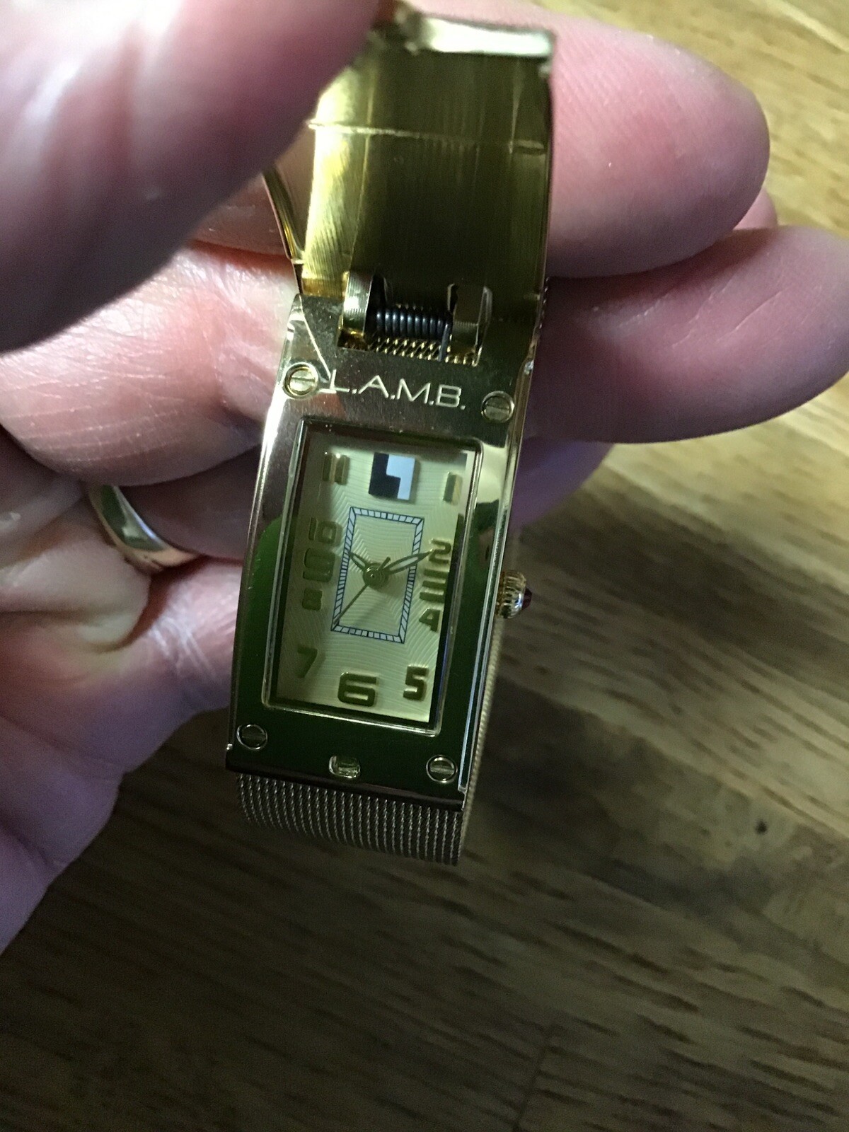L.A.M.B. Gwen Stefani Covered Watch For Parts Or Display Only ! “NO MOVEMENTS “