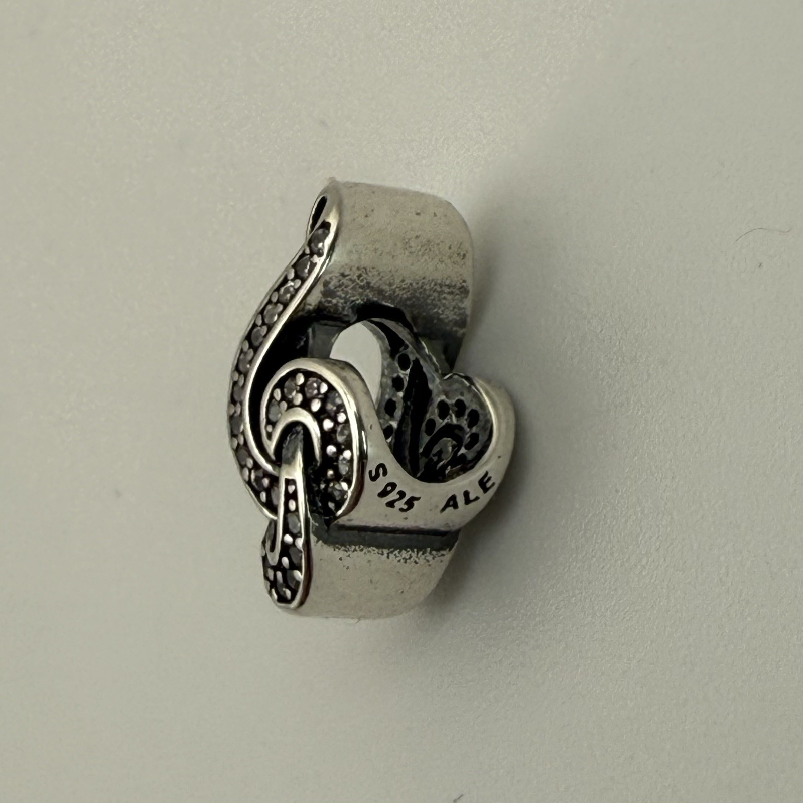Pandora Music Treble Clef Charm S925 ALE Sparkling Notes Silver Bead