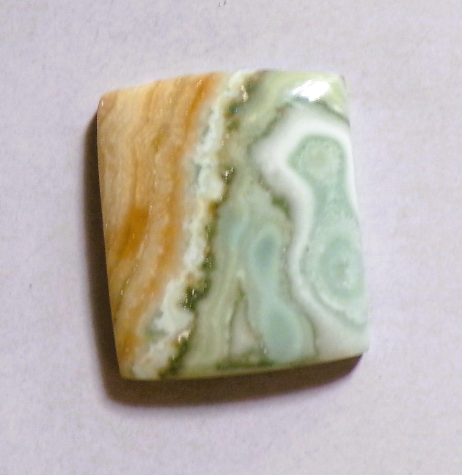 24.50 Cts Natural Saturn Chalcedony Cabochon Loose Gemstone 23X19X4.7MM 134