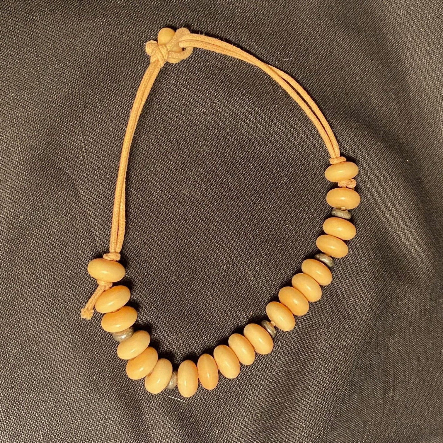 Susan Cummings tagua nut necklace