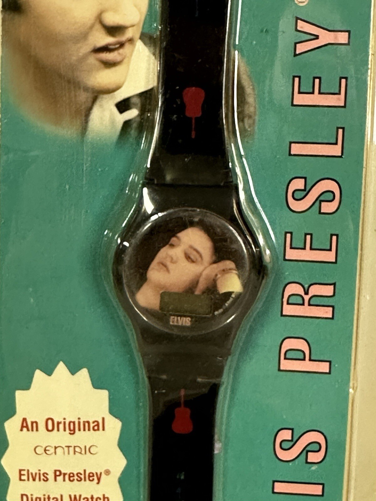 Elvis Presley Wristwatch Centric Digital Watch 2005 Splash Proof NOS