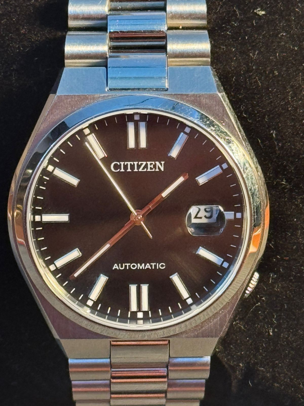 Citizen Tsuyosa NJ0150-81E Automatic Men Watch President Bracelet Warranty 2028