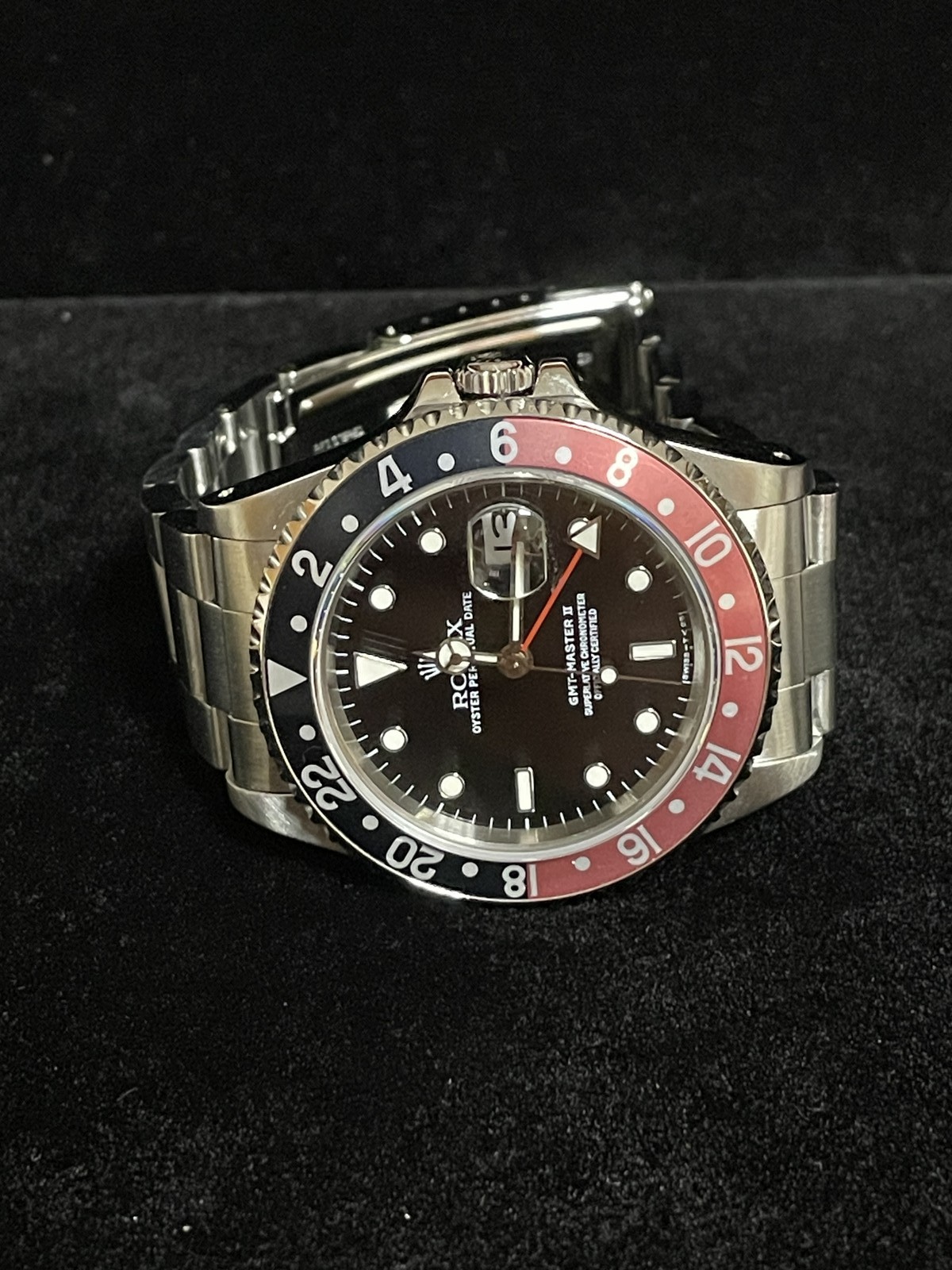 1997 Rolex Coke GMT-Master II 16710 Black Dial SS Oyster No Papers 40mm
