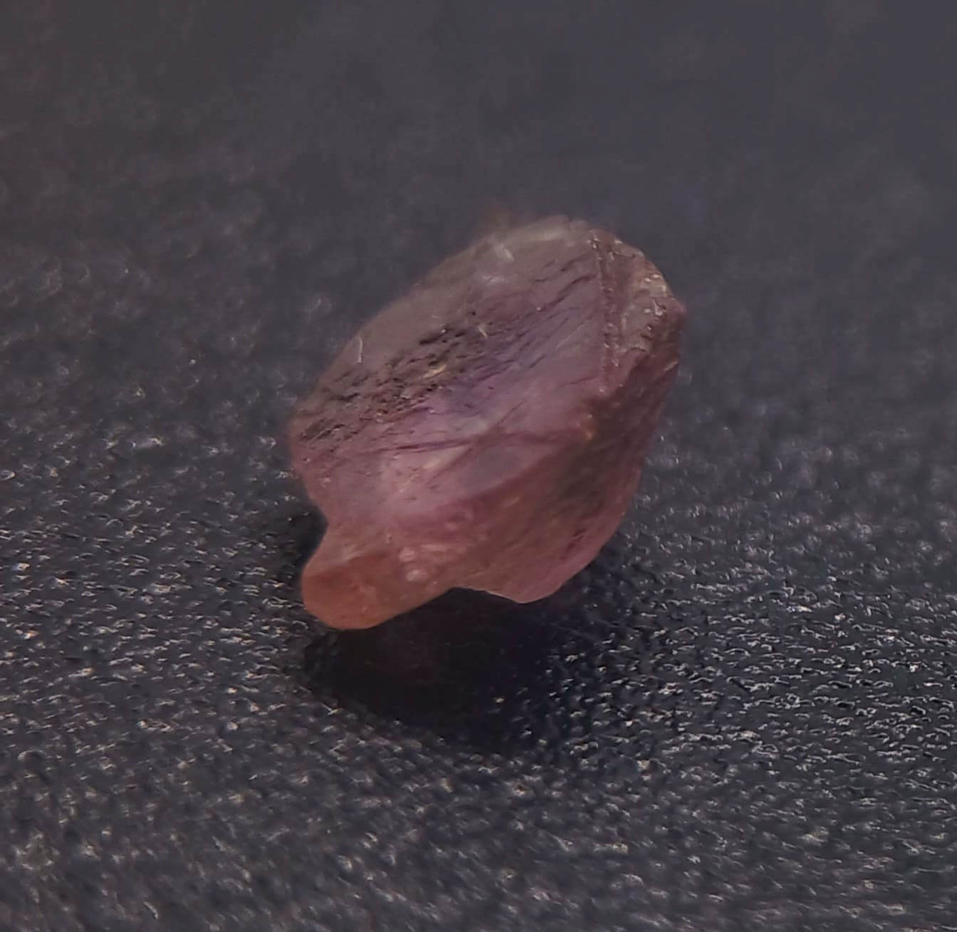 NATURAL AUSTRALIAN Rough Fancy Vivid Lavander Purple Pink Sapphire 1.08ct Unheat