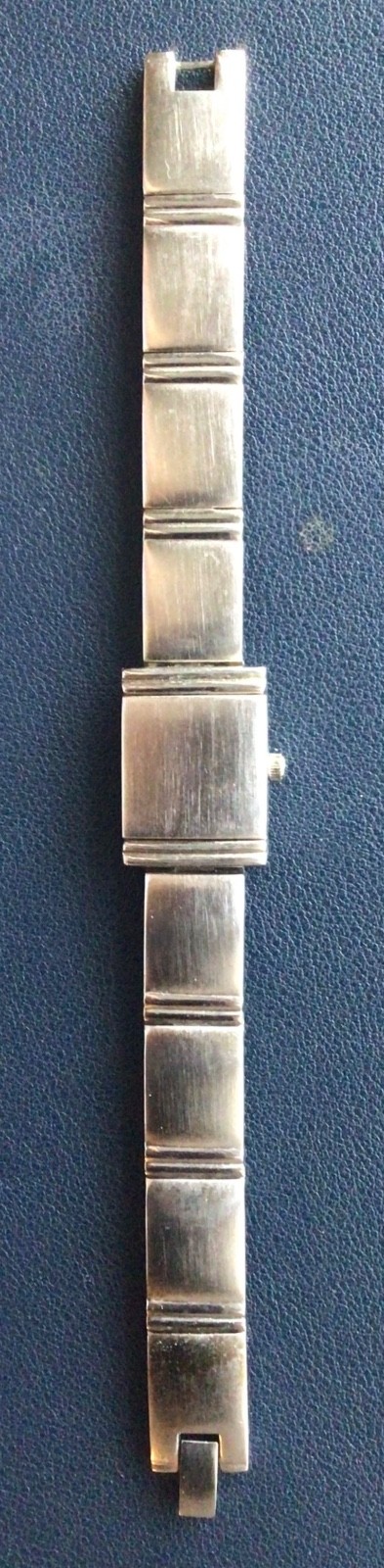 Alfred Sung Rectangular Flip-Cover | 7.25″ Women’s Silver Clasp Watch AS-1009
