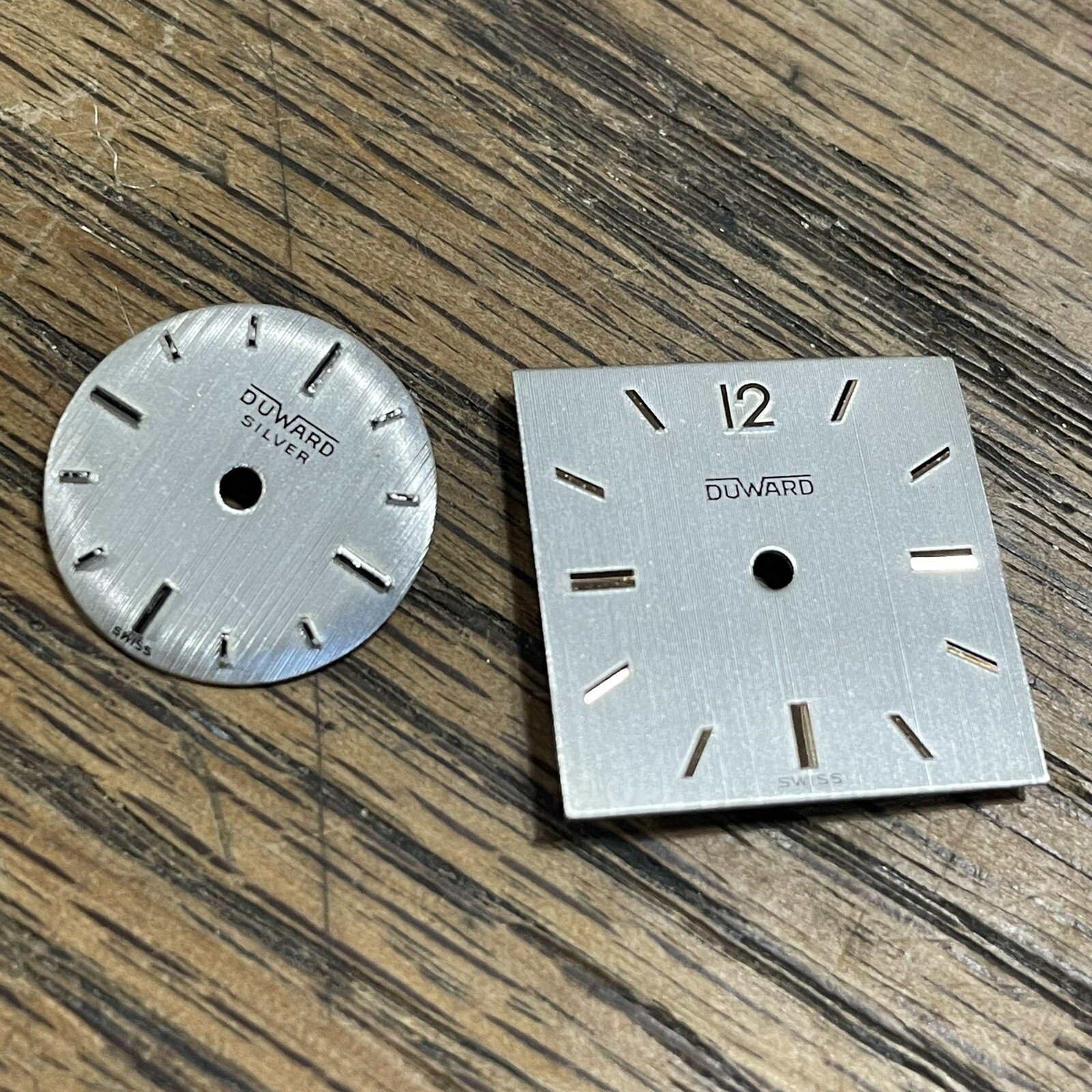 Duward Watch Dials Silver 19mm & 15.5mm