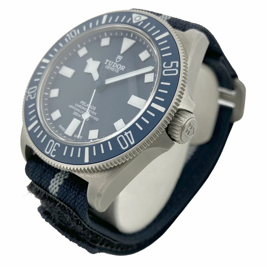 TUDOR WATCH PELAGOS FXD 25707B/24 PELAGOS BLUE DIAL TITANIUM AUTOMATIC MEN’S F/S