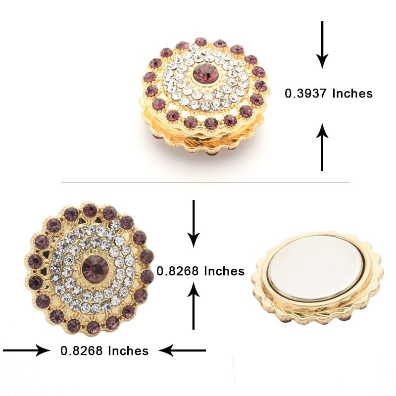 Multi-Use Decoration Hijab Brooch Magnet Pin For Women Hijab Scarves