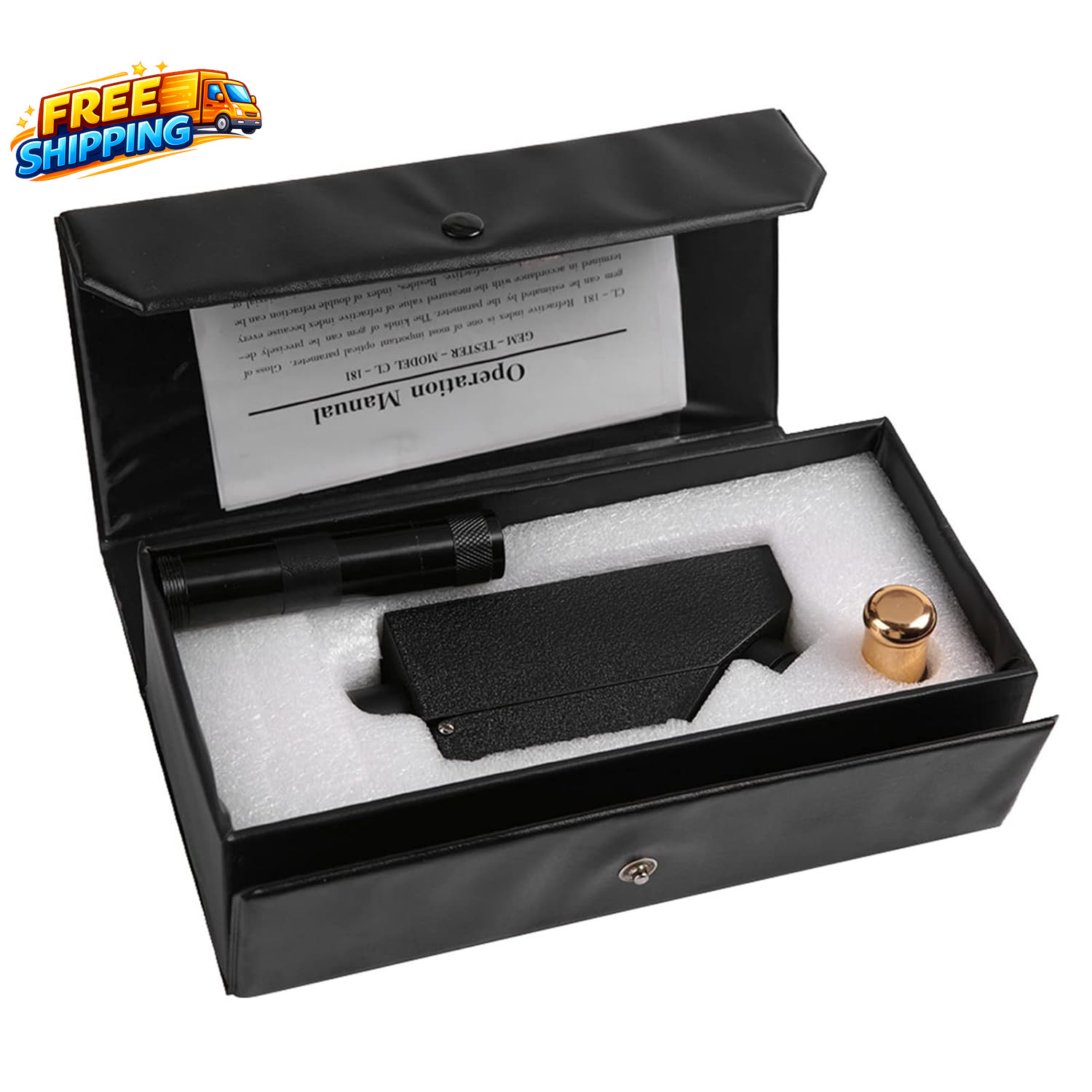 RHG181 Diamond Tester 1.30-1.81 Jewelry Refractometer Portable Gem Tester