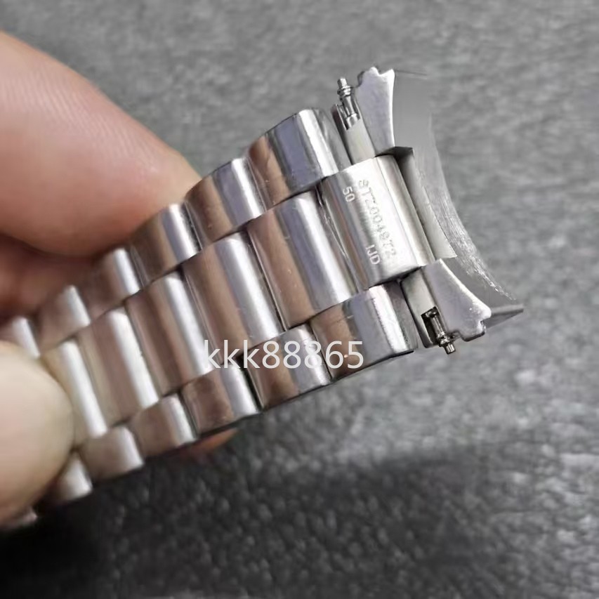 21mm 316L Steel Bracelet with Push Clasp Fits Omega Planet Ocean 600M 43.5mm