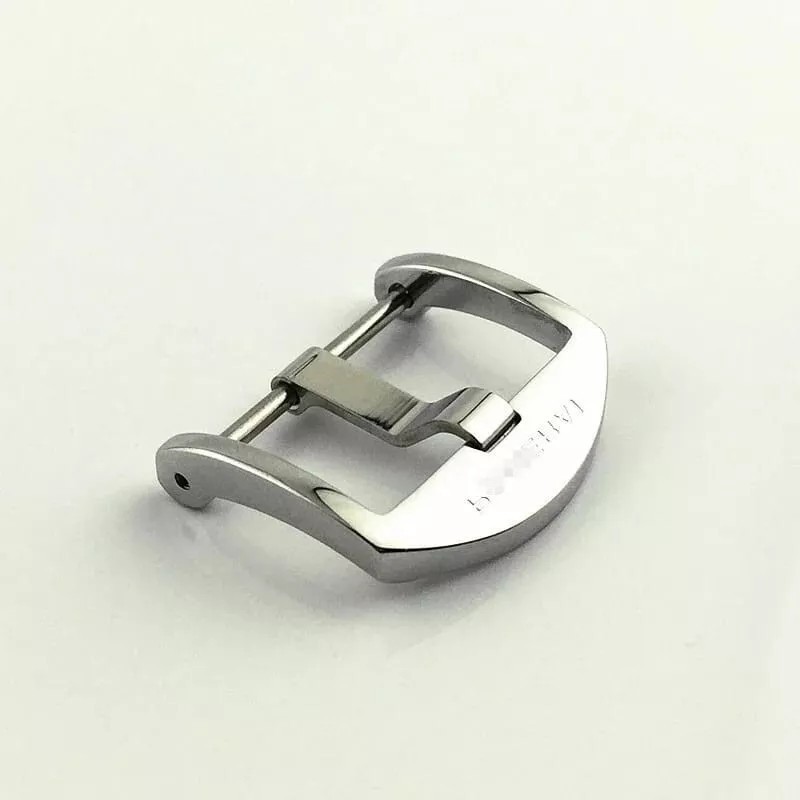 NEW Stainless Steel Buckle for Panerai 18/20/22mm Polished Matte Clasp Screw Pin