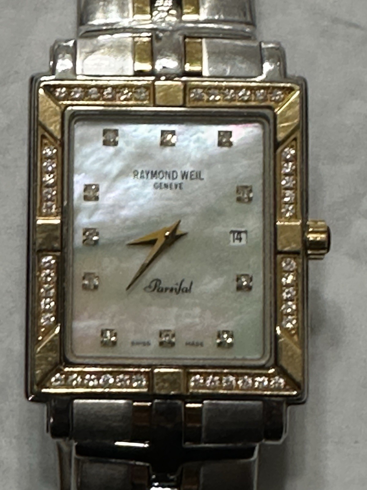 Raymond weil mens watch Parsifal Gold & Diamond