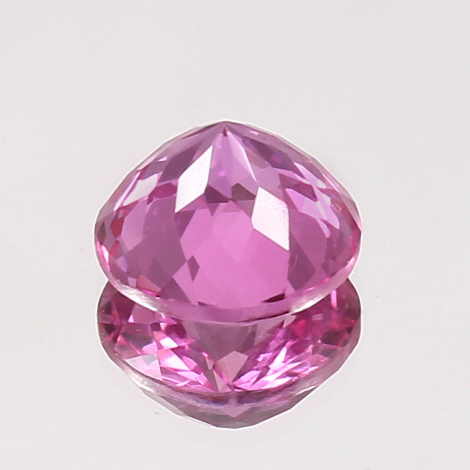 AAA Natural Flawless Pink Ceylon Sapphire Round Loose Cut Gemstone 9.40 MM