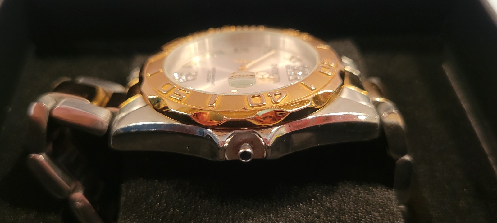 Invicta Pro Divers Watch Links Parts or Repair Two-tone w/ new case box