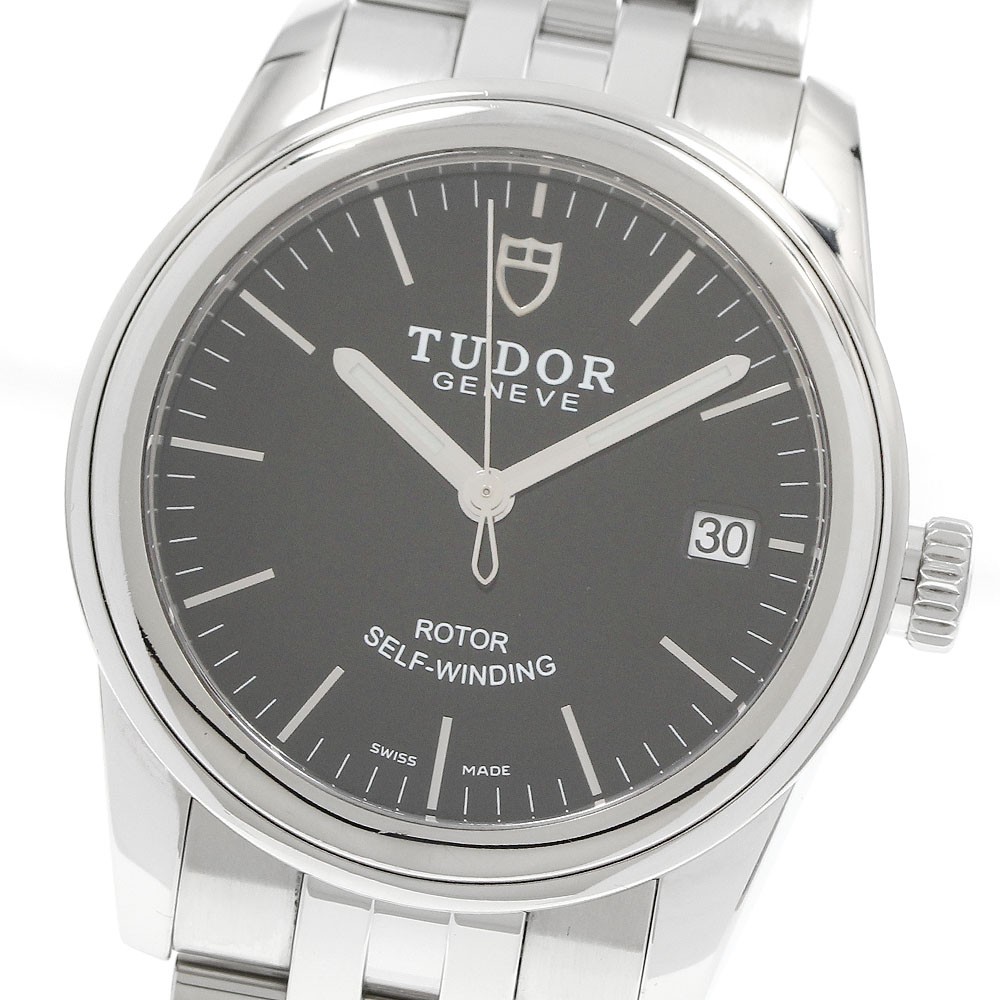 TUDOR Glamour 55000 Date Black Dial Automatic Men’s Watch_957094
