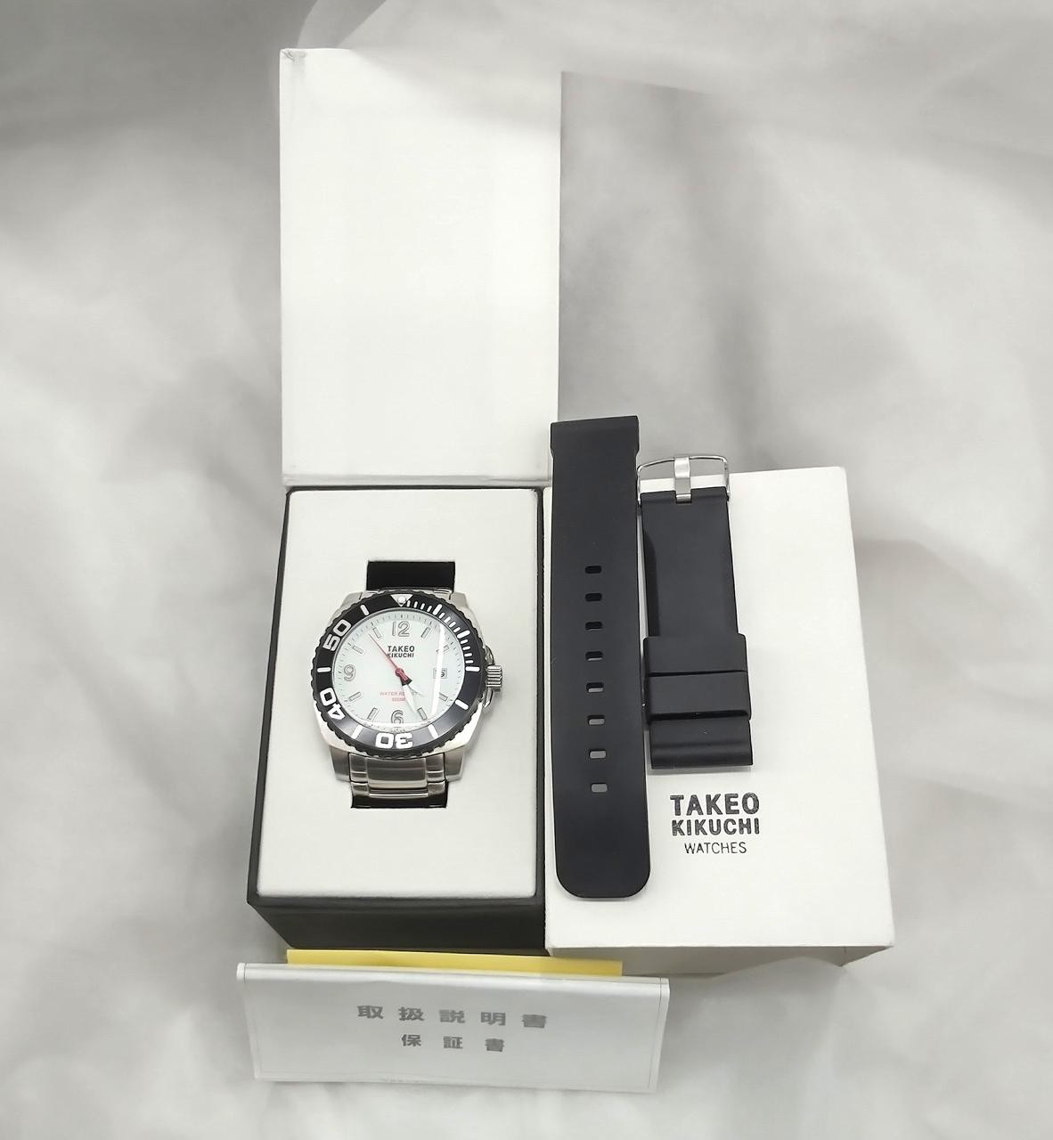 [A3S] Takeo Kikuchi TK-20C9 Chronograph Stainless Steel Quartz Watch [j8z]