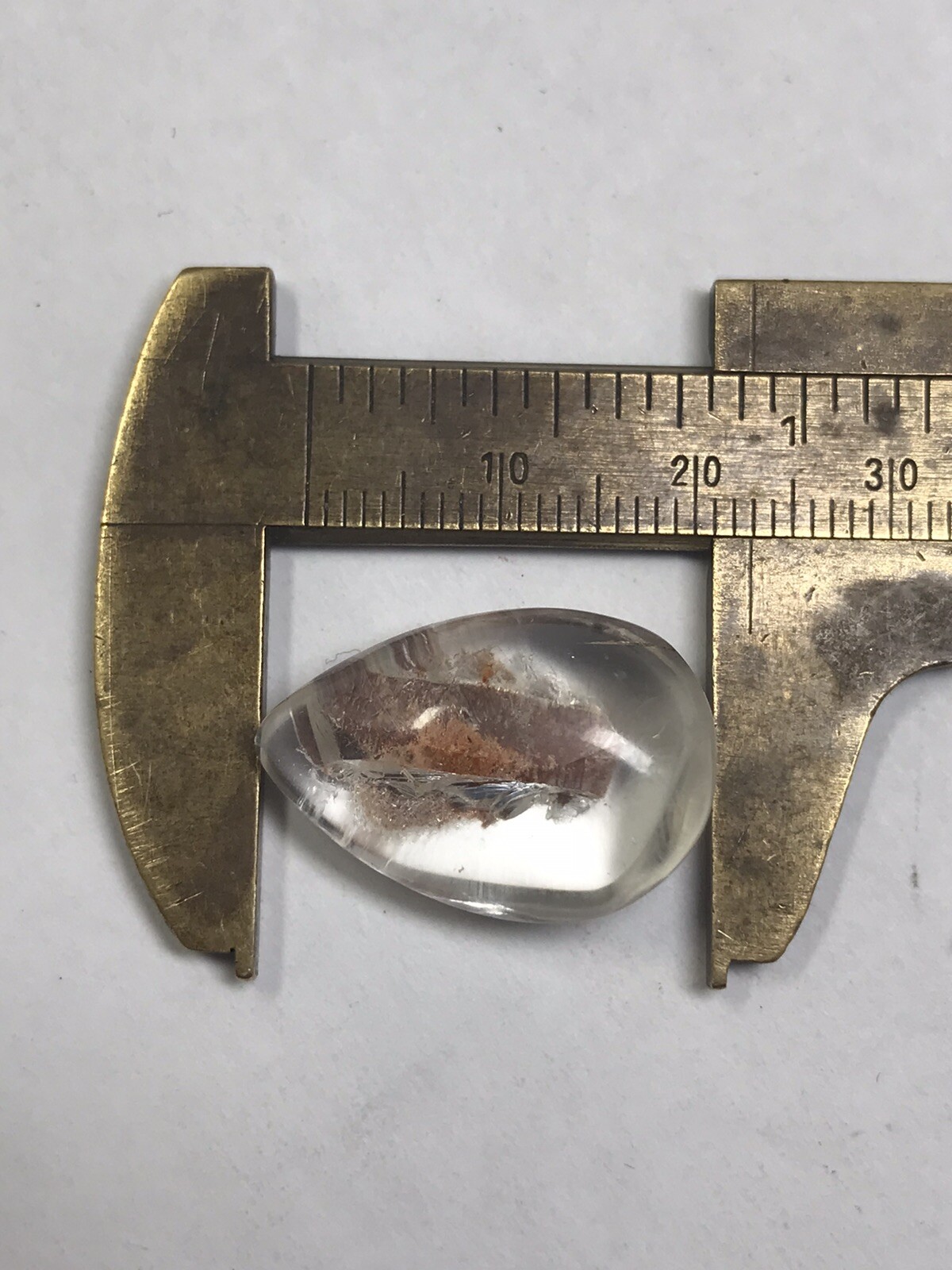 Quartz in Quartz Pear Shape Teardrop 23x16mm 23.5 Carats #160