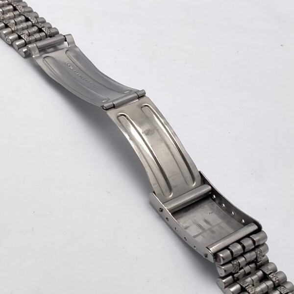 Adjustable 16 mm To 22 mm Seiko Rail Road Stainless Steel Vintage Watch Bracelet