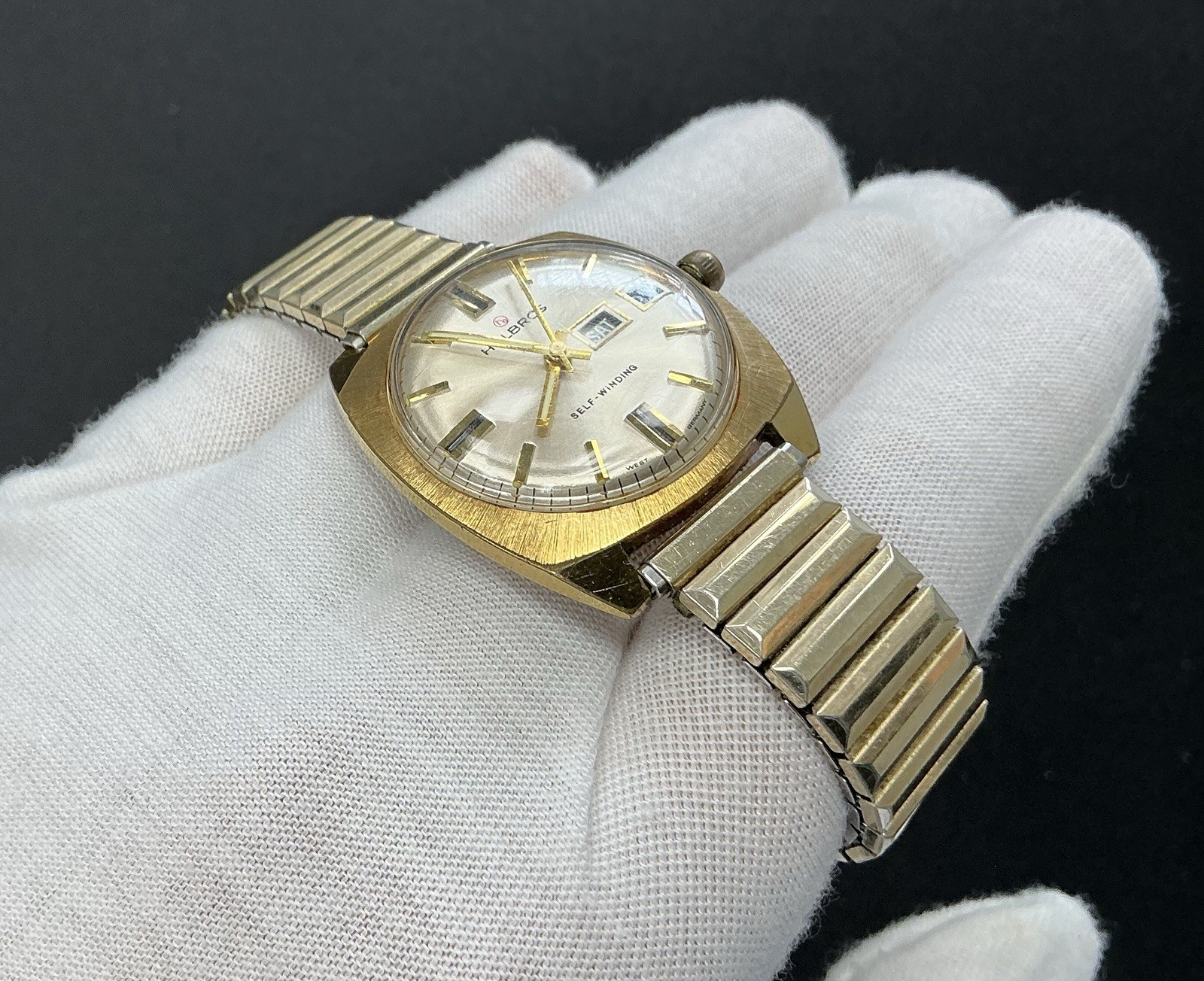 Vintage Helbros Automatic Day-Date – West Germany