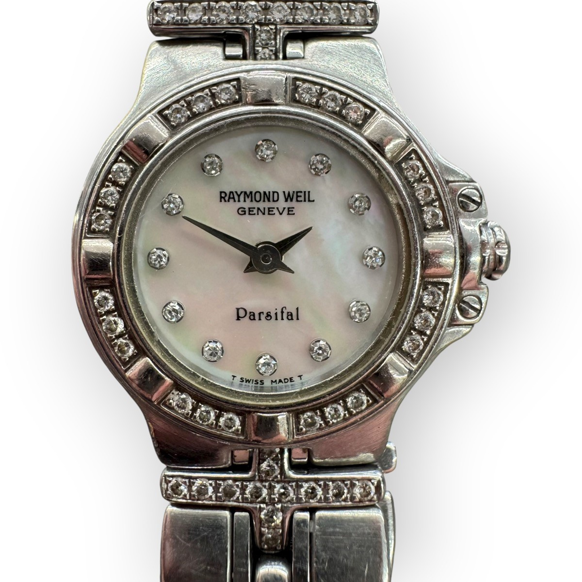 Raymond Weil Parsifal Watch Mother Of Pearl Dial Diamond Accent! (WMP015313)