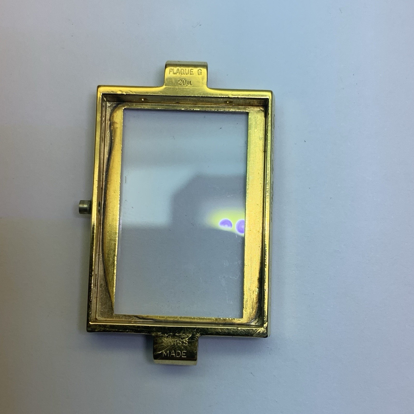 ST DUPONT Paris Gold Plated Case Lacquer De Chine 21X28mm Vintage