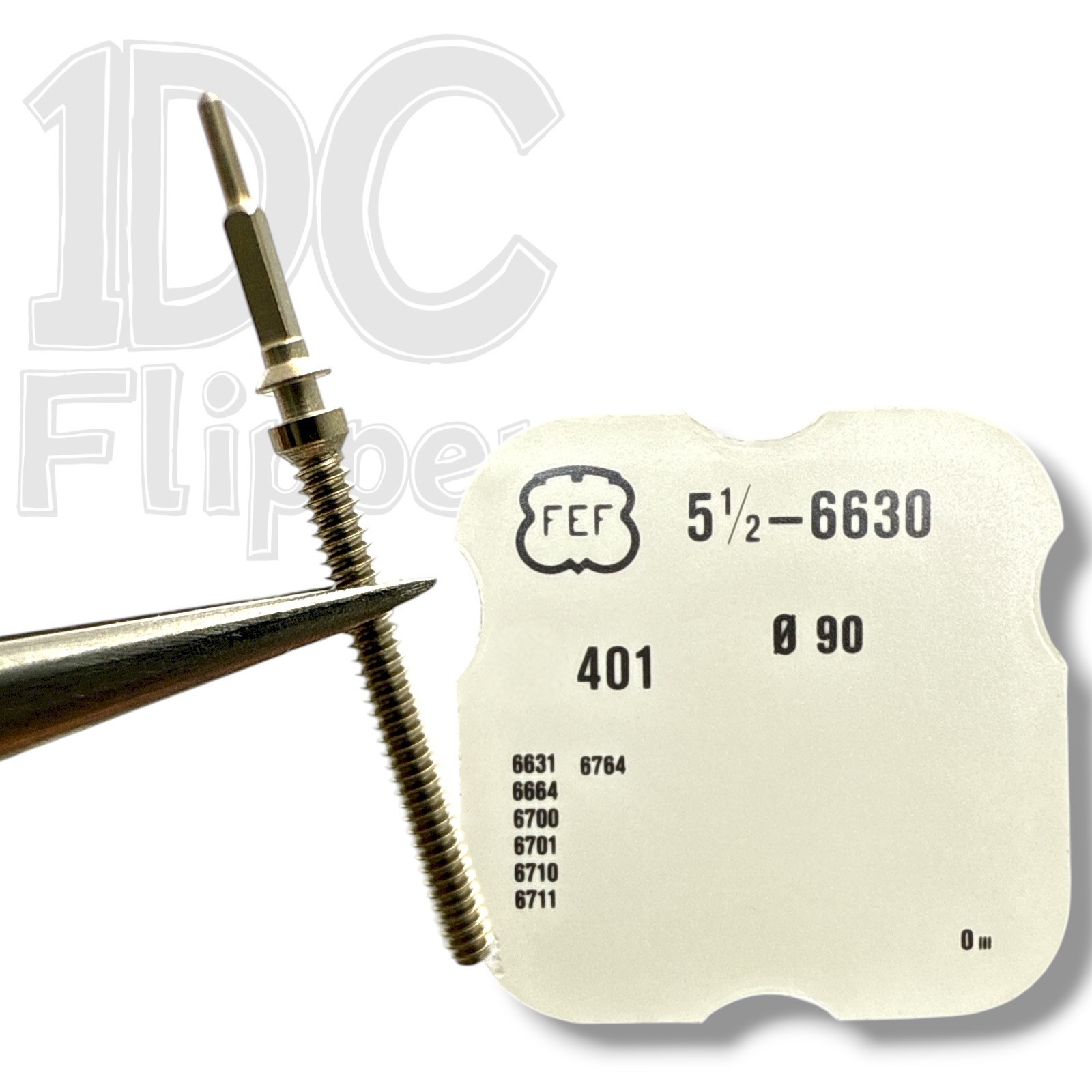 FEF 6630 401/751 WINDING STEM BestFit 200/1009F, 0.90, 14.0mm ETA 2340 Read!