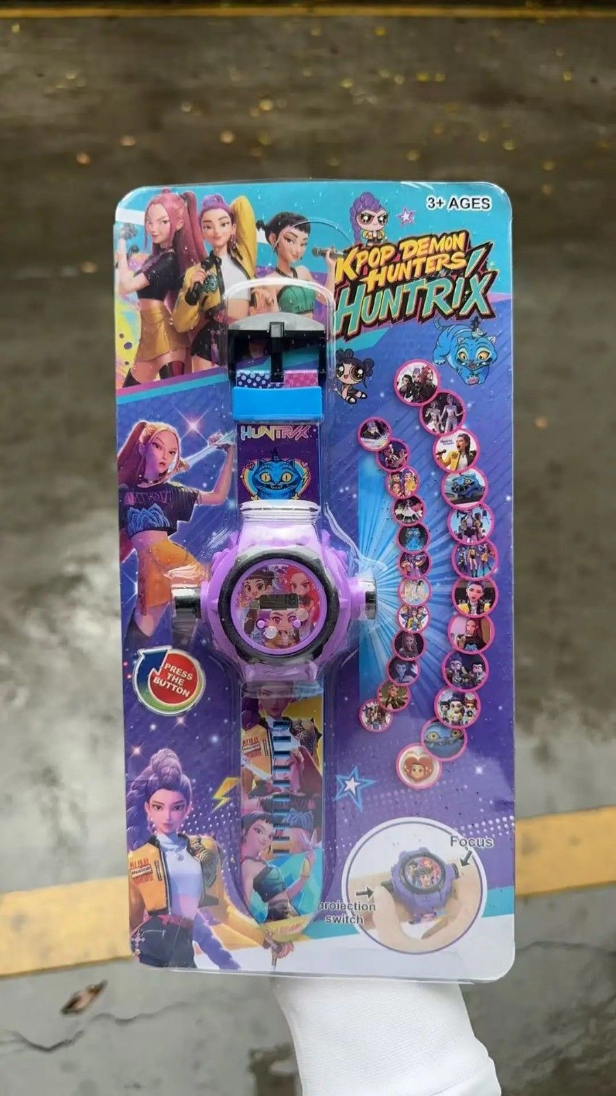 K-POP Demon Hunters Kids Electronic Projector Watch